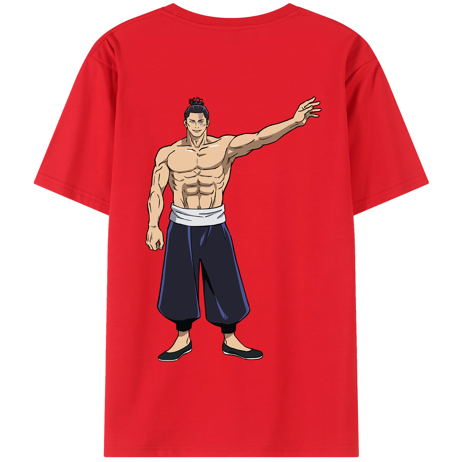 （画像用） 呪術廻戦 Jujutsu Kaisen 綿100％半袖Tシャツ（背面プリント）