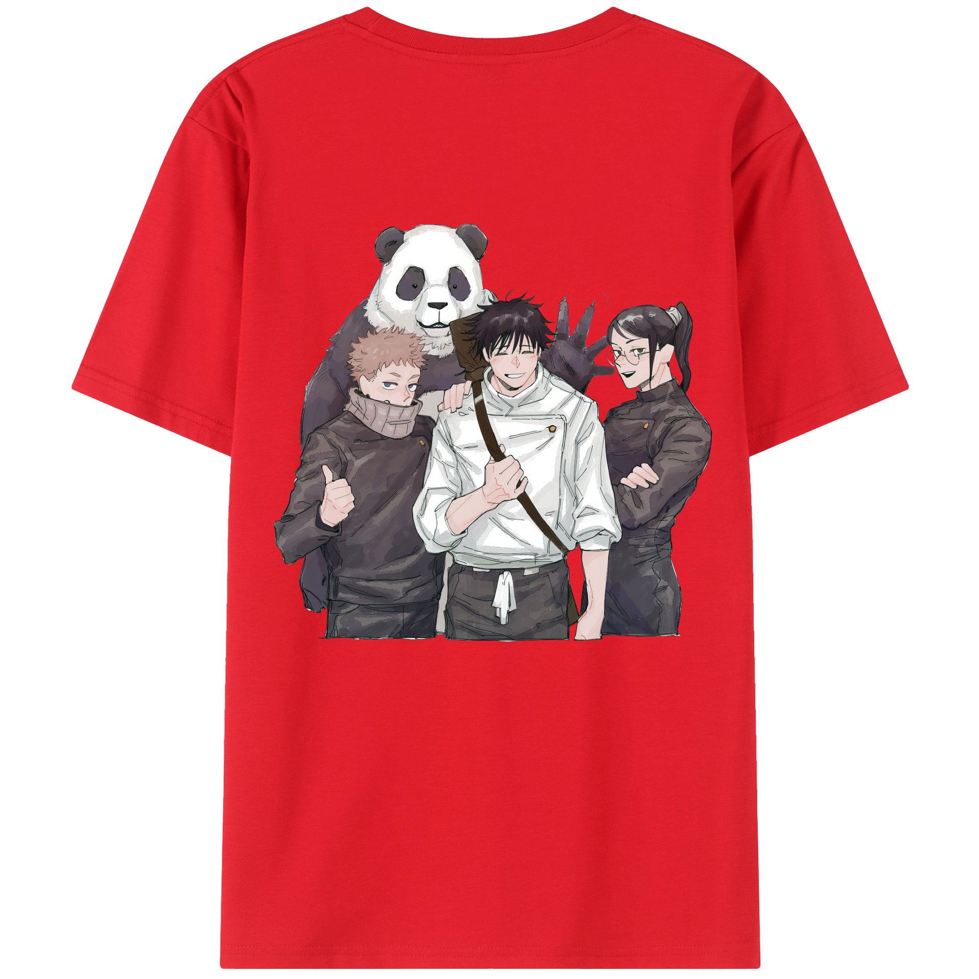 （画像用） 呪術廻戦 Jujutsu Kaisen 綿100％半袖Tシャツ（背面プリント）