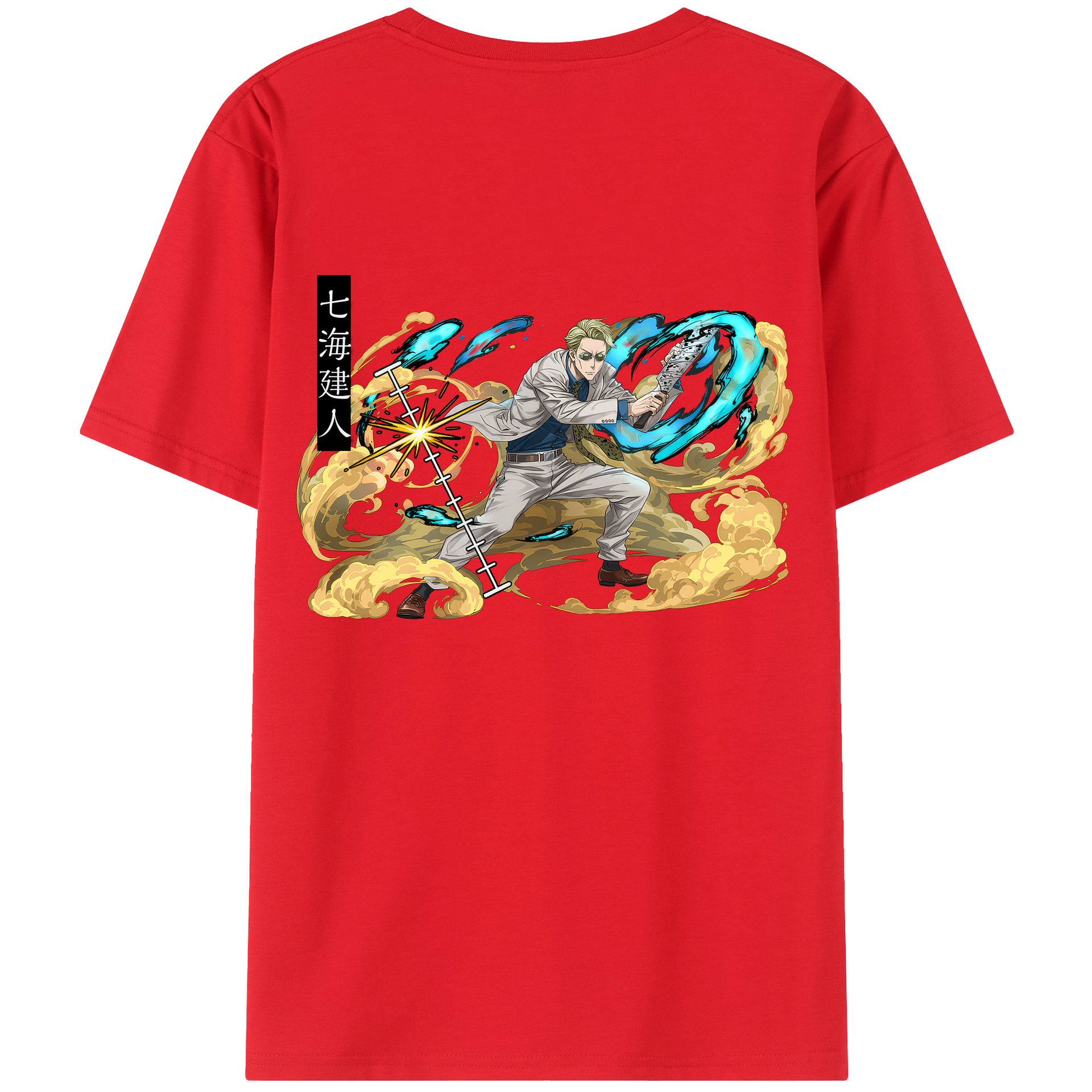 （画像用） 呪術廻戦 Jujutsu Kaisen 綿100％半袖Tシャツ（背面プリント）