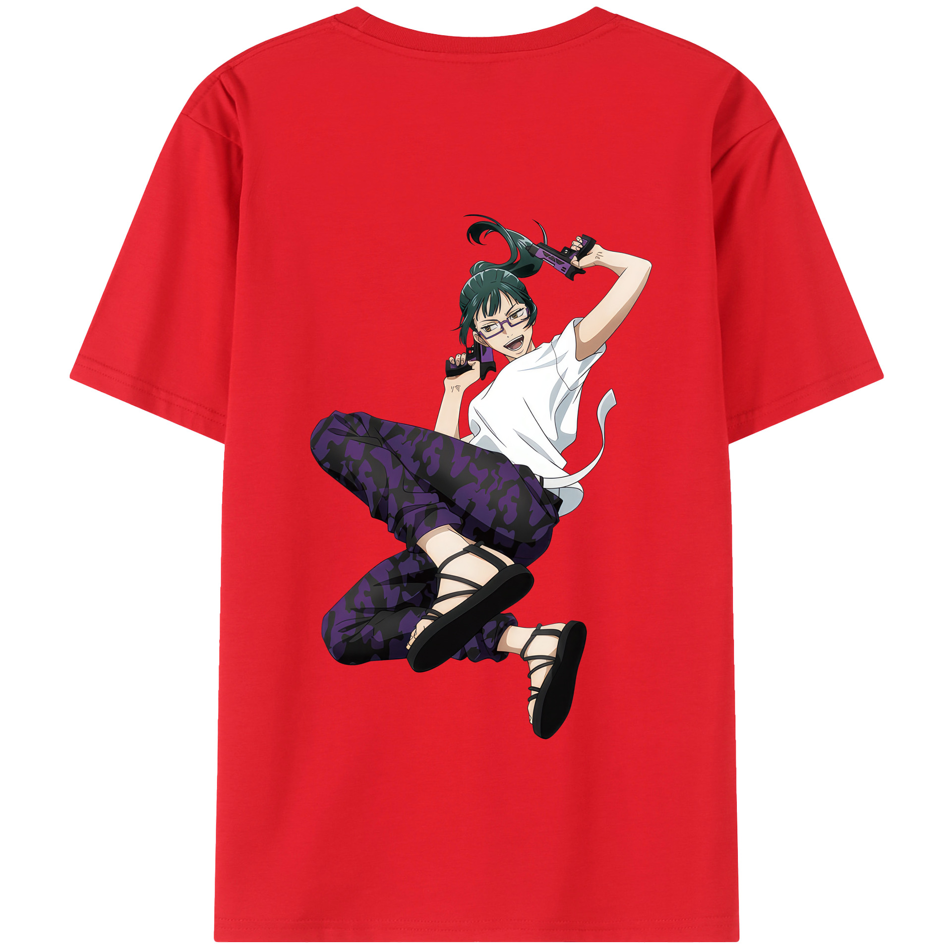 （画像用） 呪術廻戦 Jujutsu Kaisen 綿100％半袖Tシャツ（背面プリント）