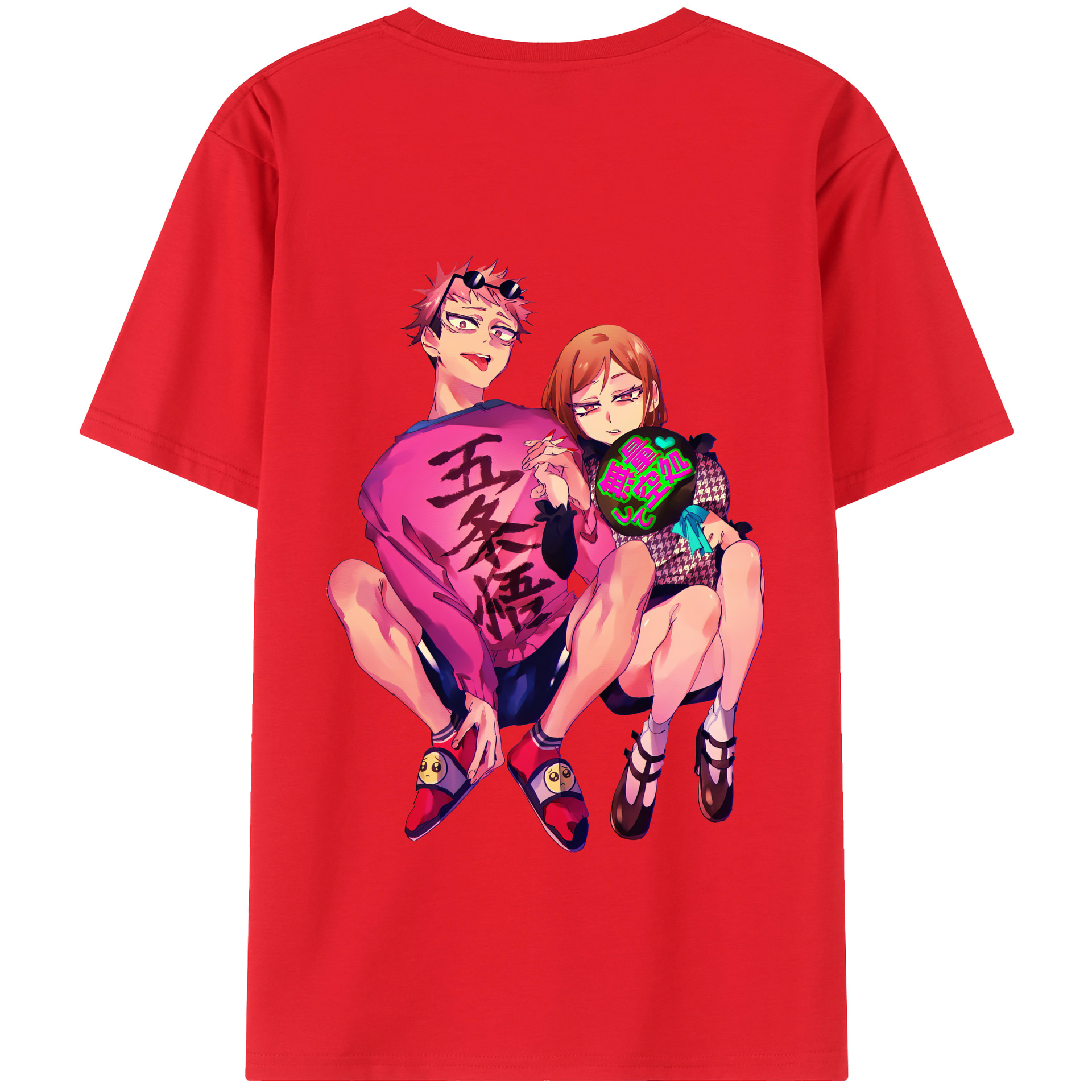 （画像用） 呪術廻戦 Jujutsu Kaisen 綿100％半袖Tシャツ（背面プリント）