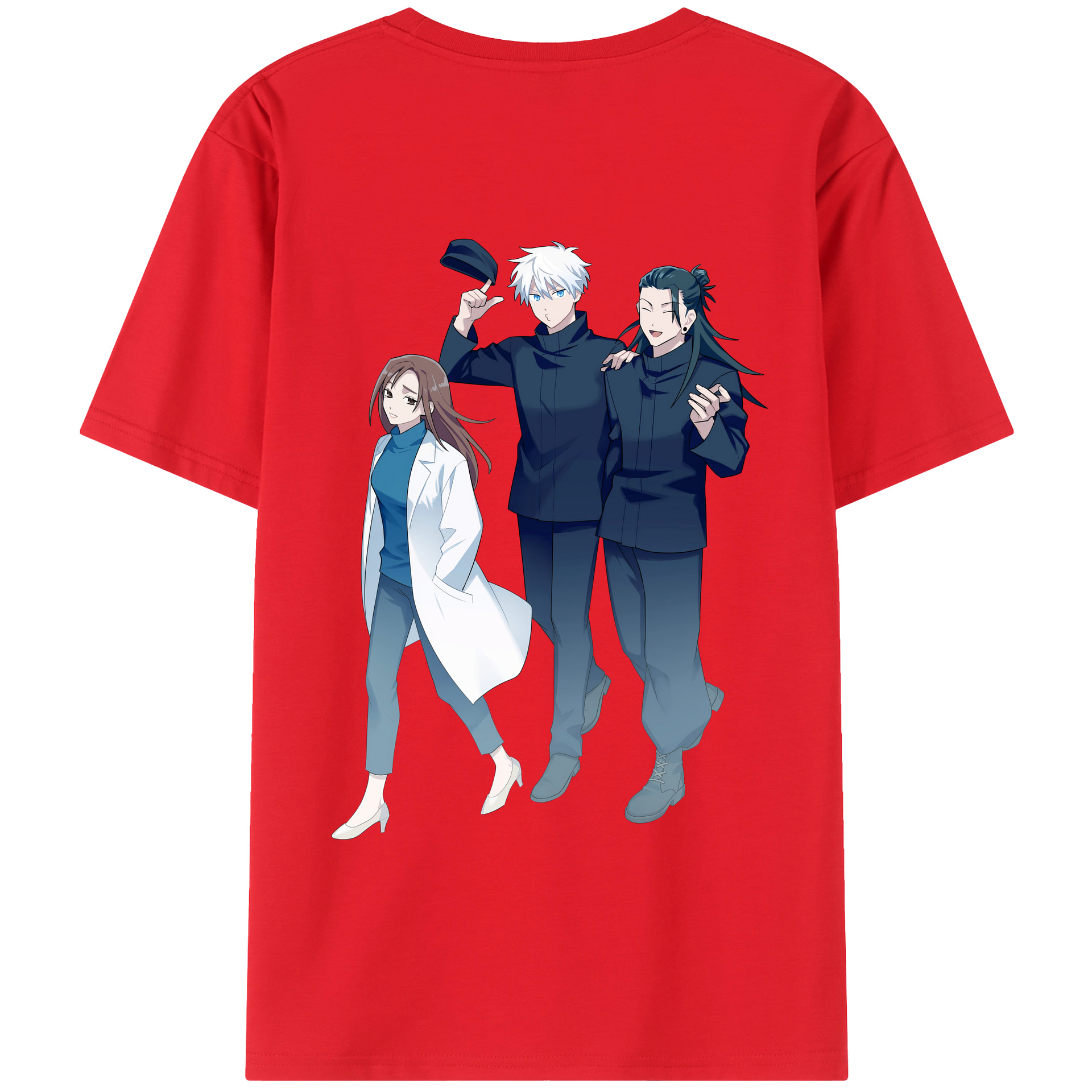 （画像用） 呪術廻戦 Jujutsu Kaisen 綿100％半袖Tシャツ（背面プリント）