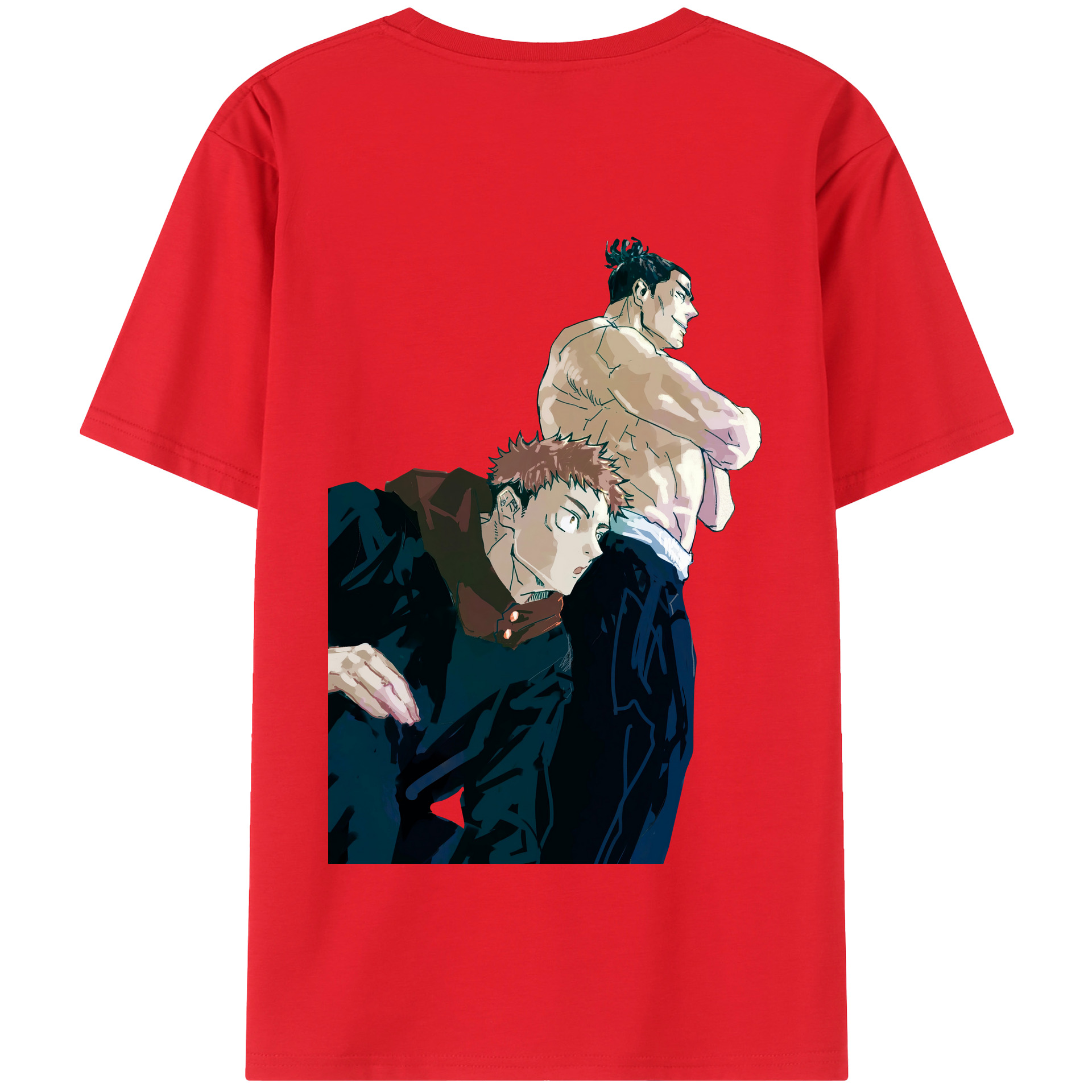 （画像用） 呪術廻戦 Jujutsu Kaisen 綿100％半袖Tシャツ（背面プリント）