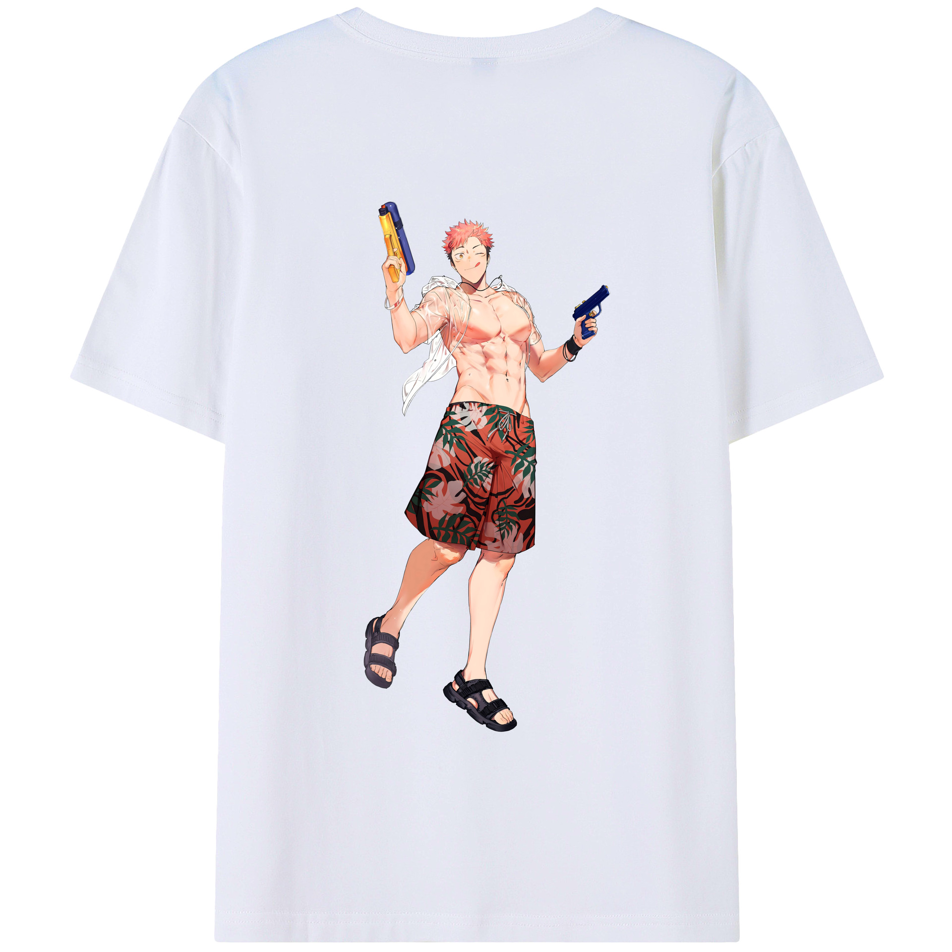 （画像用） 呪術廻戦 Jujutsu Kaisen 綿100％半袖Tシャツ（背面プリント）