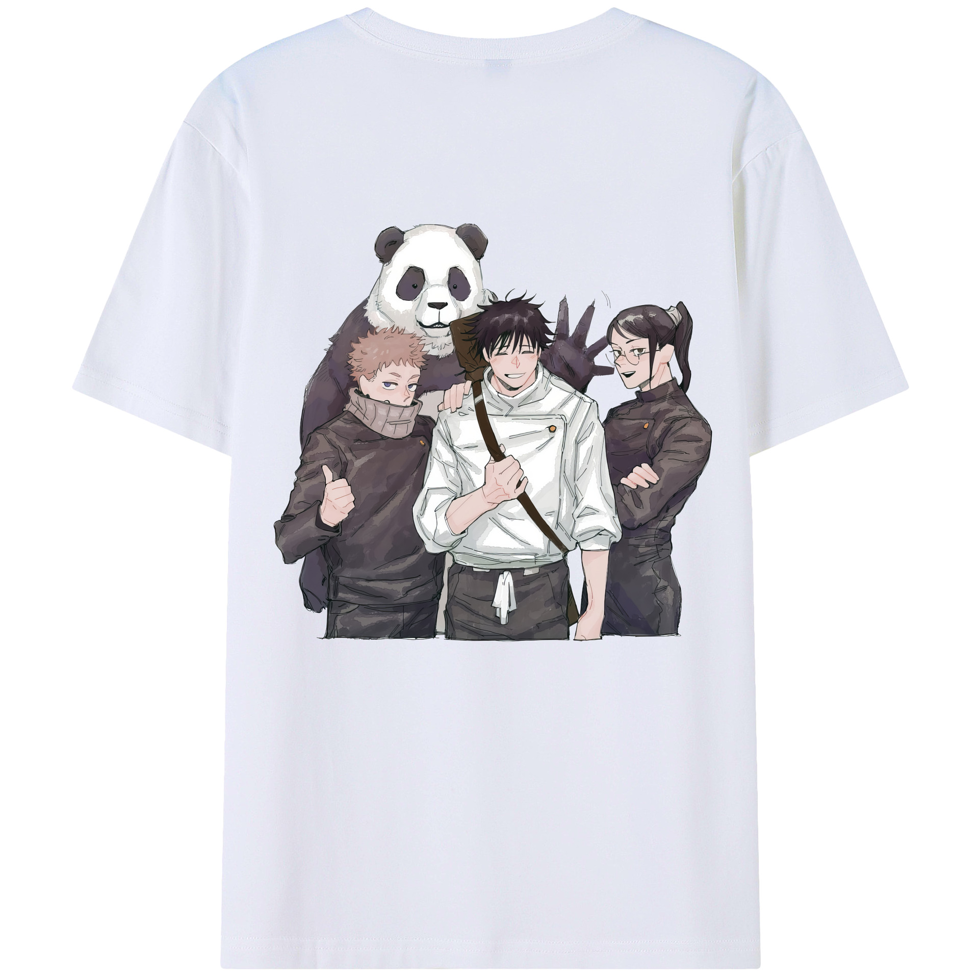 （画像用） 呪術廻戦 Jujutsu Kaisen 綿100％半袖Tシャツ（背面プリント）