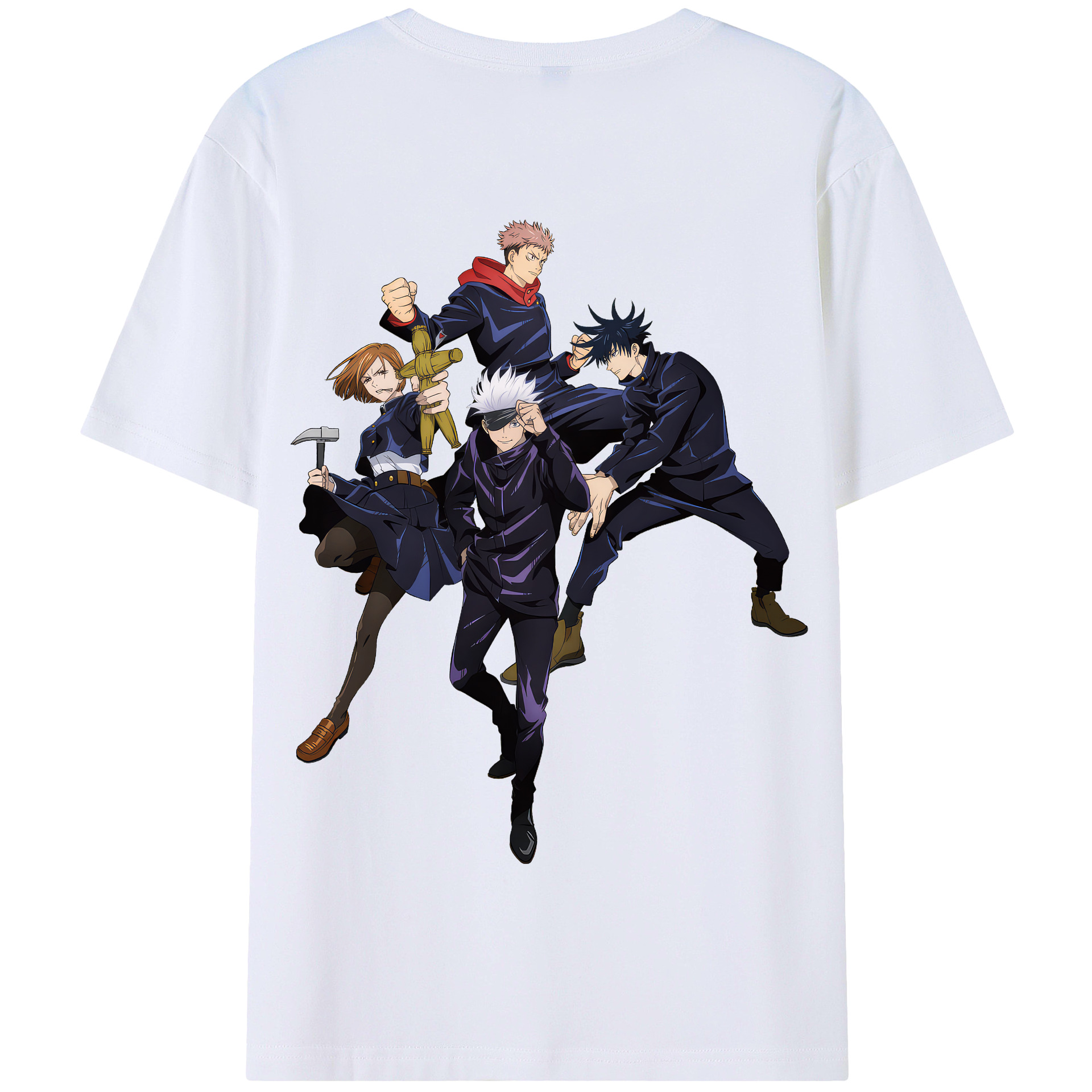 （画像用） 呪術廻戦 Jujutsu Kaisen 綿100％半袖Tシャツ（背面プリント）