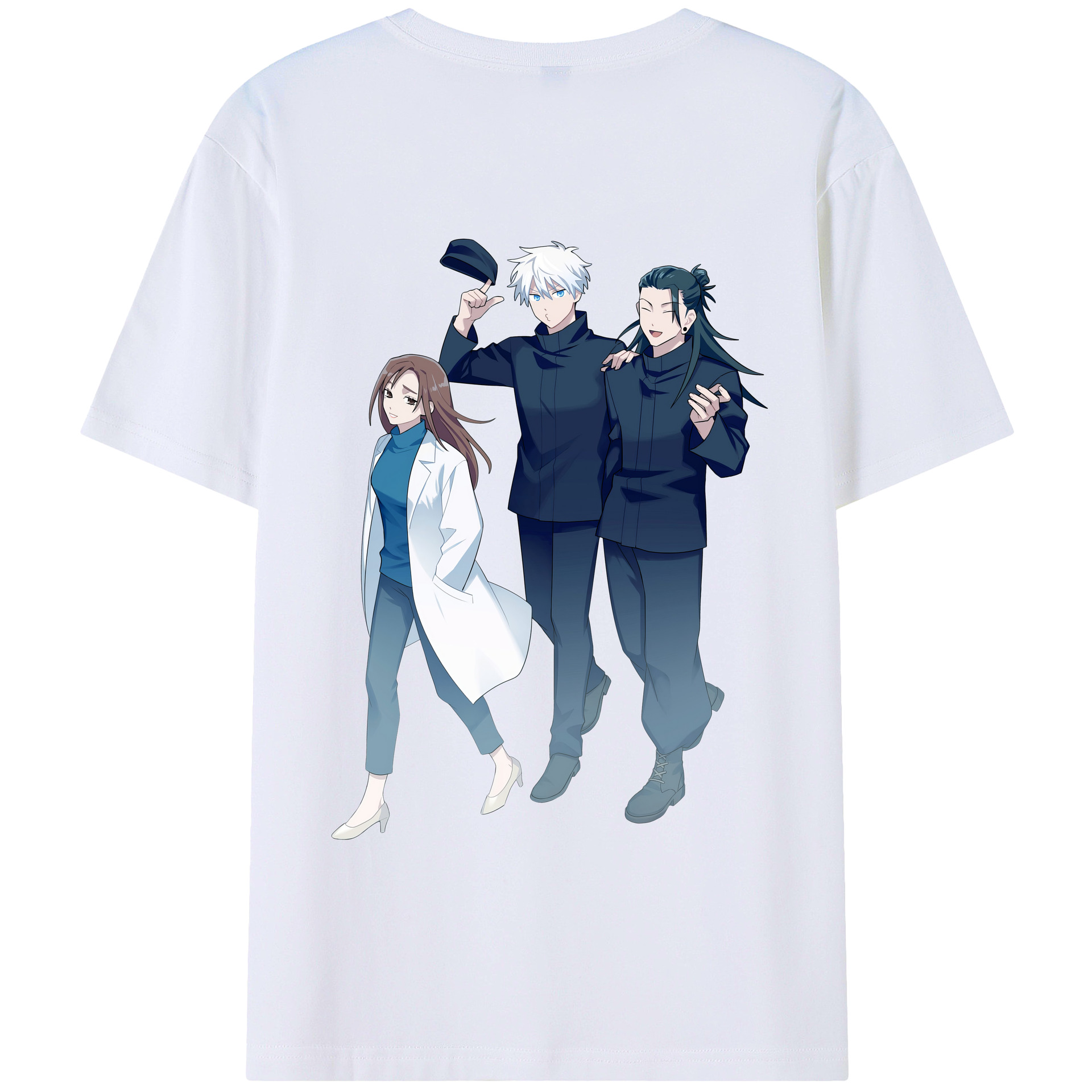 （画像用） 呪術廻戦 Jujutsu Kaisen 綿100％半袖Tシャツ（背面プリント）