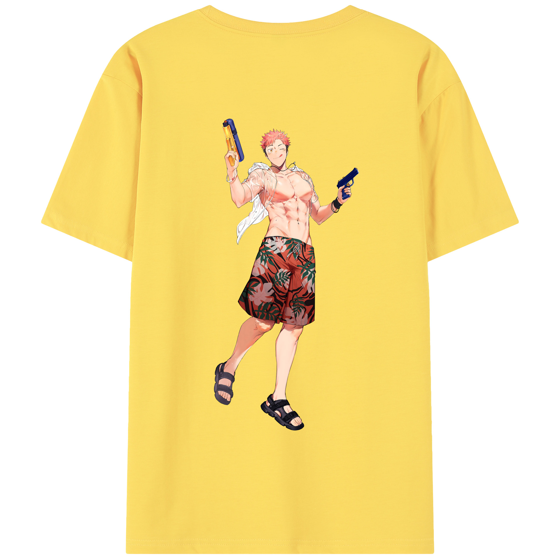 （画像用） 呪術廻戦 Jujutsu Kaisen 綿100％半袖Tシャツ（背面プリント）