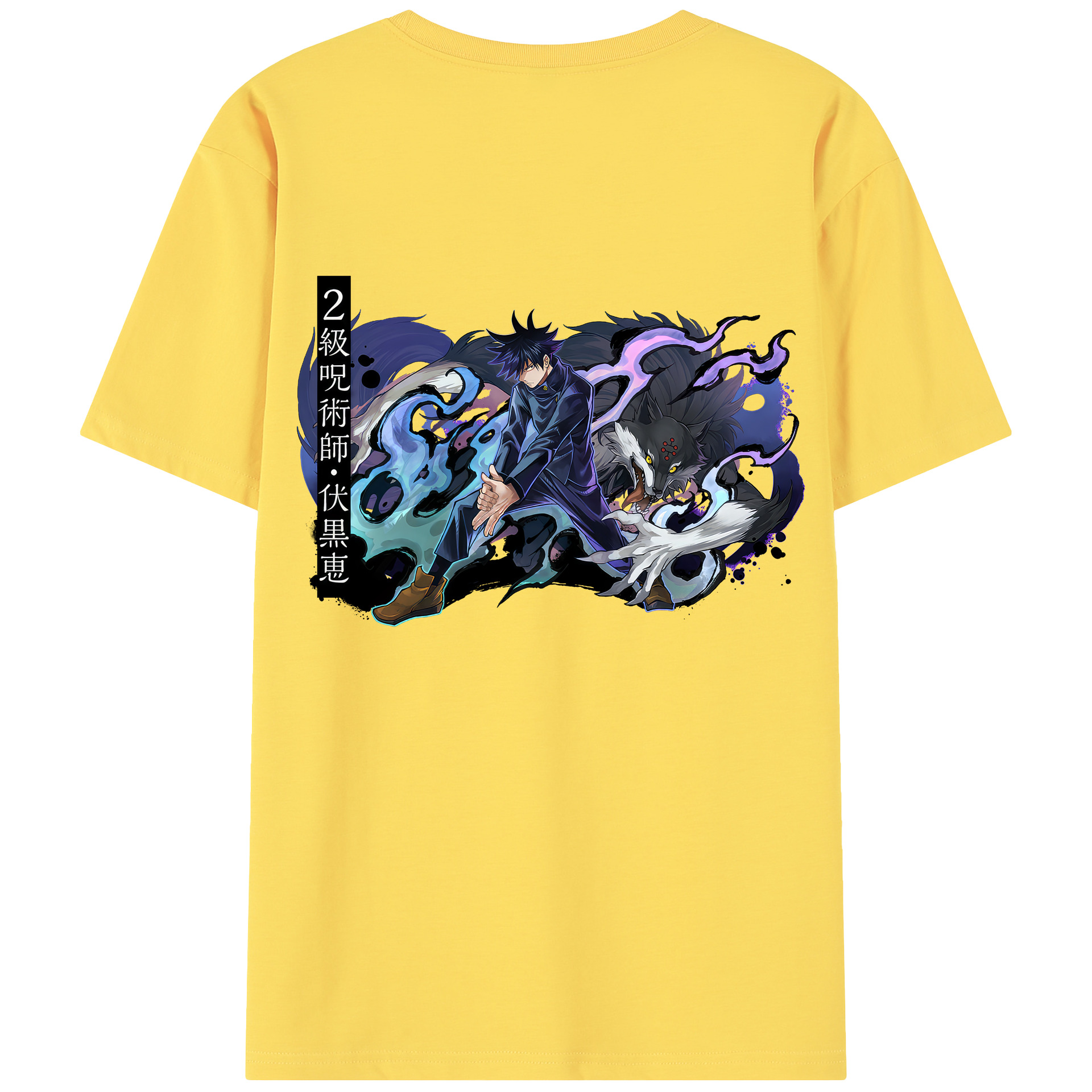 （画像用） 呪術廻戦 Jujutsu Kaisen 綿100％半袖Tシャツ（背面プリント）