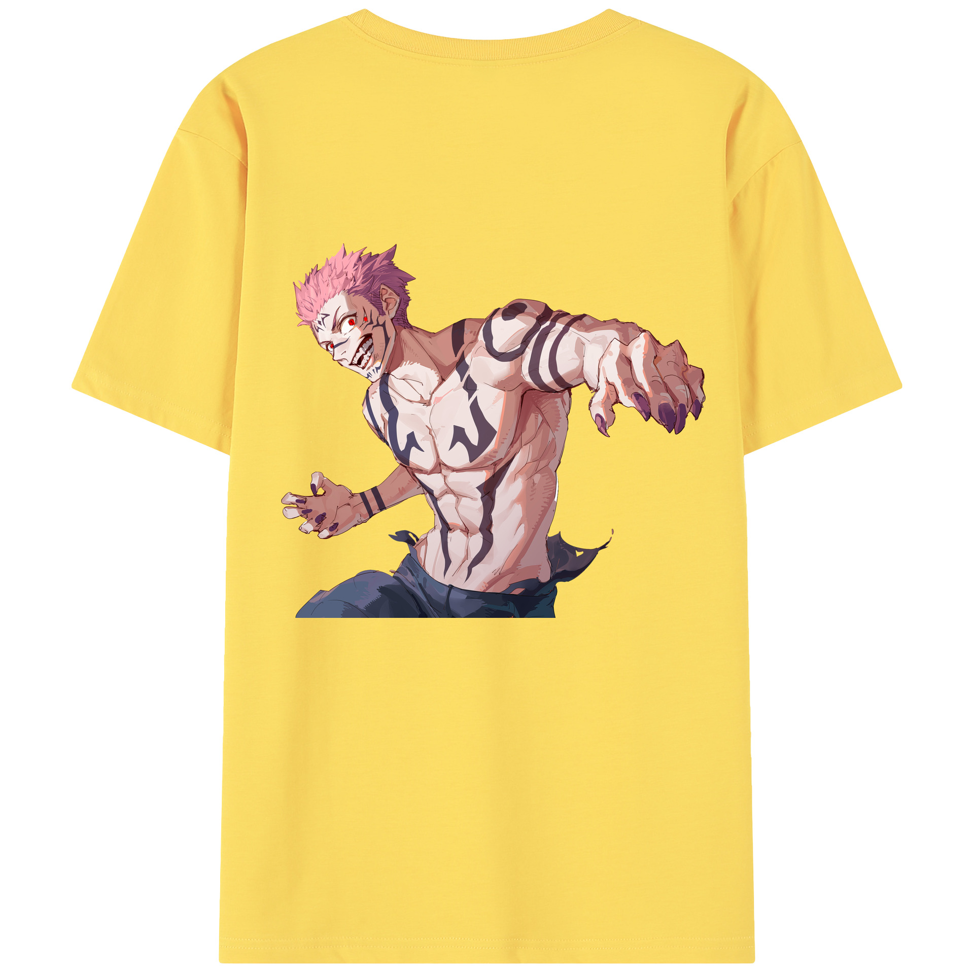（画像用） 呪術廻戦 Jujutsu Kaisen 綿100％半袖Tシャツ（背面プリント）