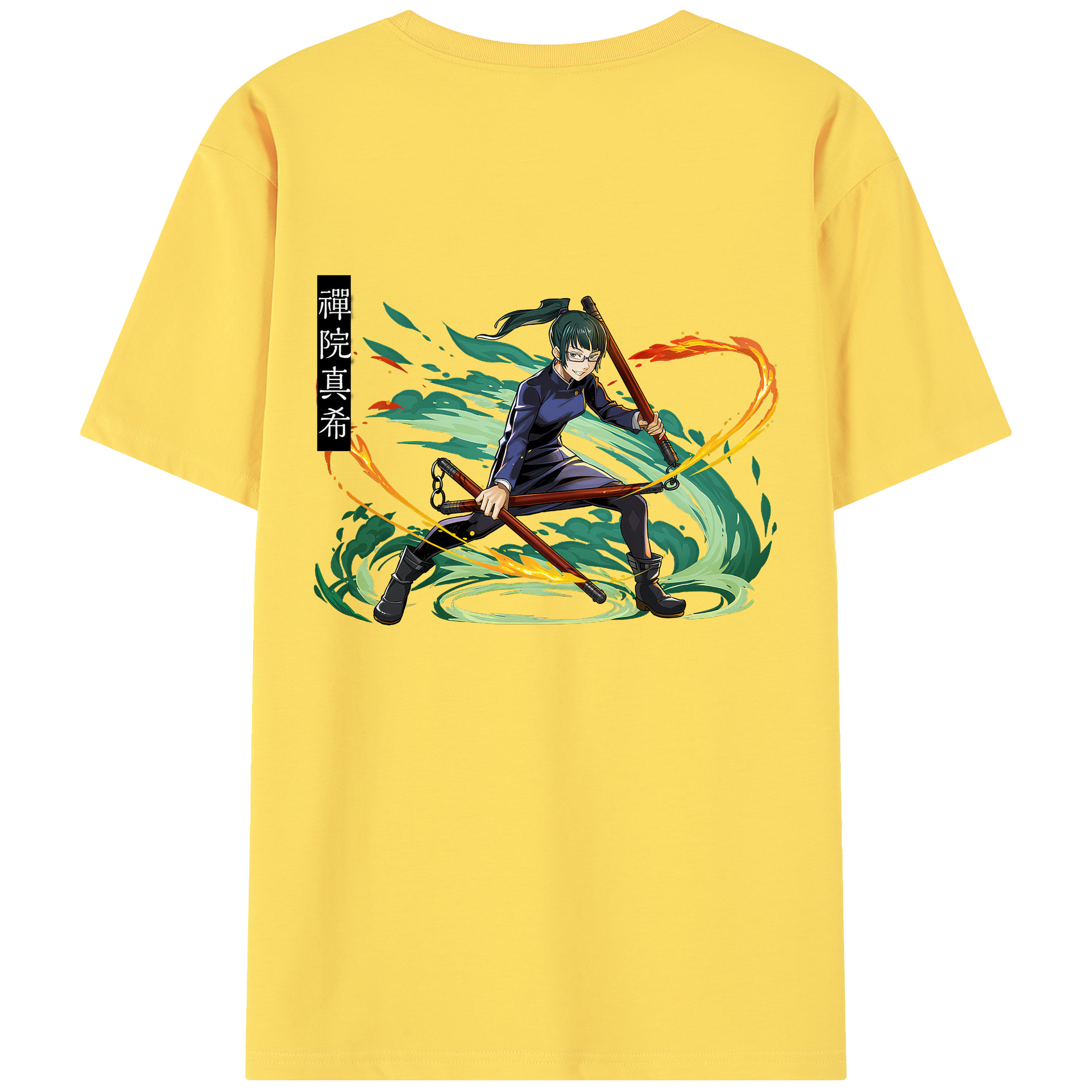（画像用） 呪術廻戦 Jujutsu Kaisen 綿100％半袖Tシャツ（背面プリント）