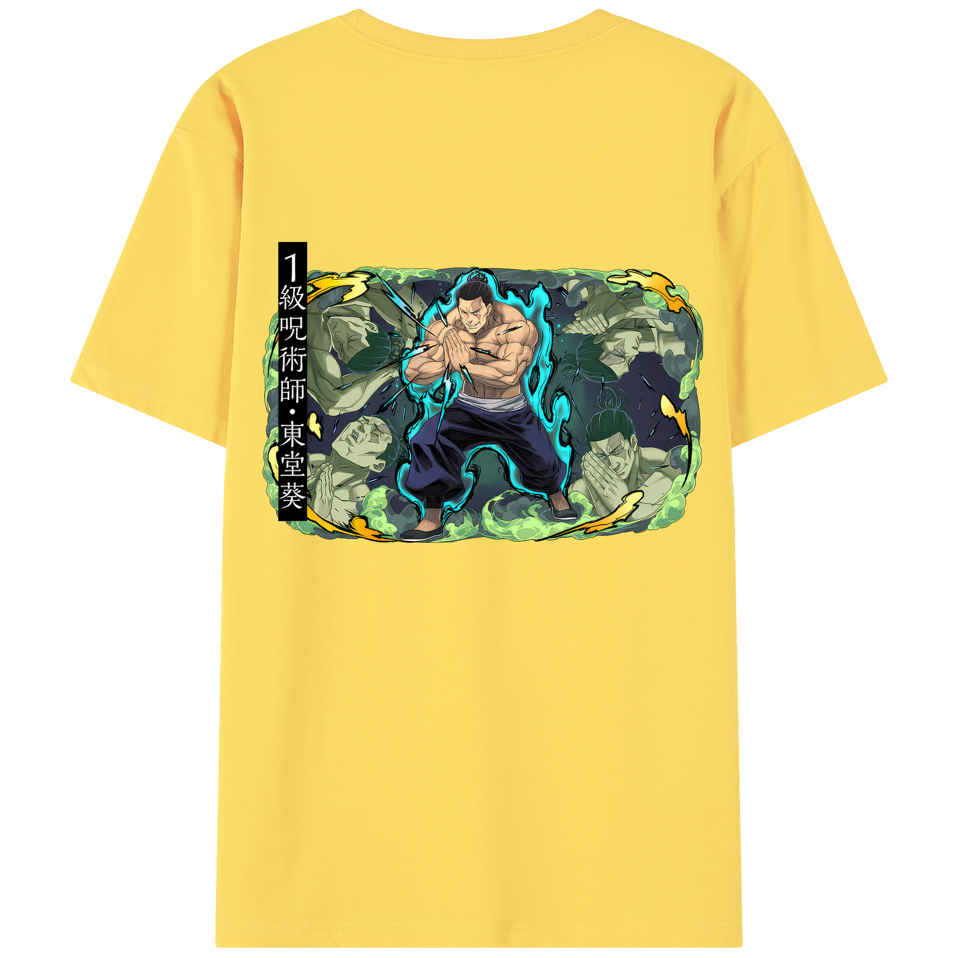 （画像用） 呪術廻戦 Jujutsu Kaisen 綿100％半袖Tシャツ（背面プリント）