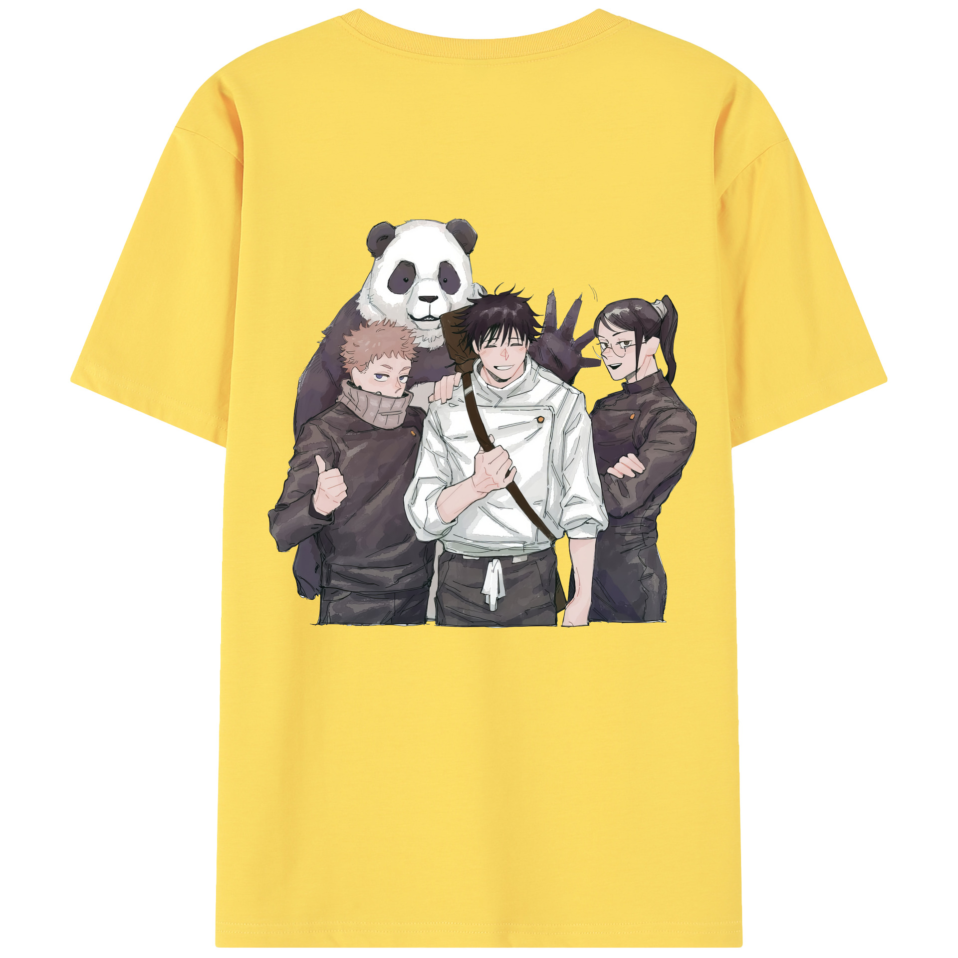 （画像用） 呪術廻戦 Jujutsu Kaisen 綿100％半袖Tシャツ（背面プリント）