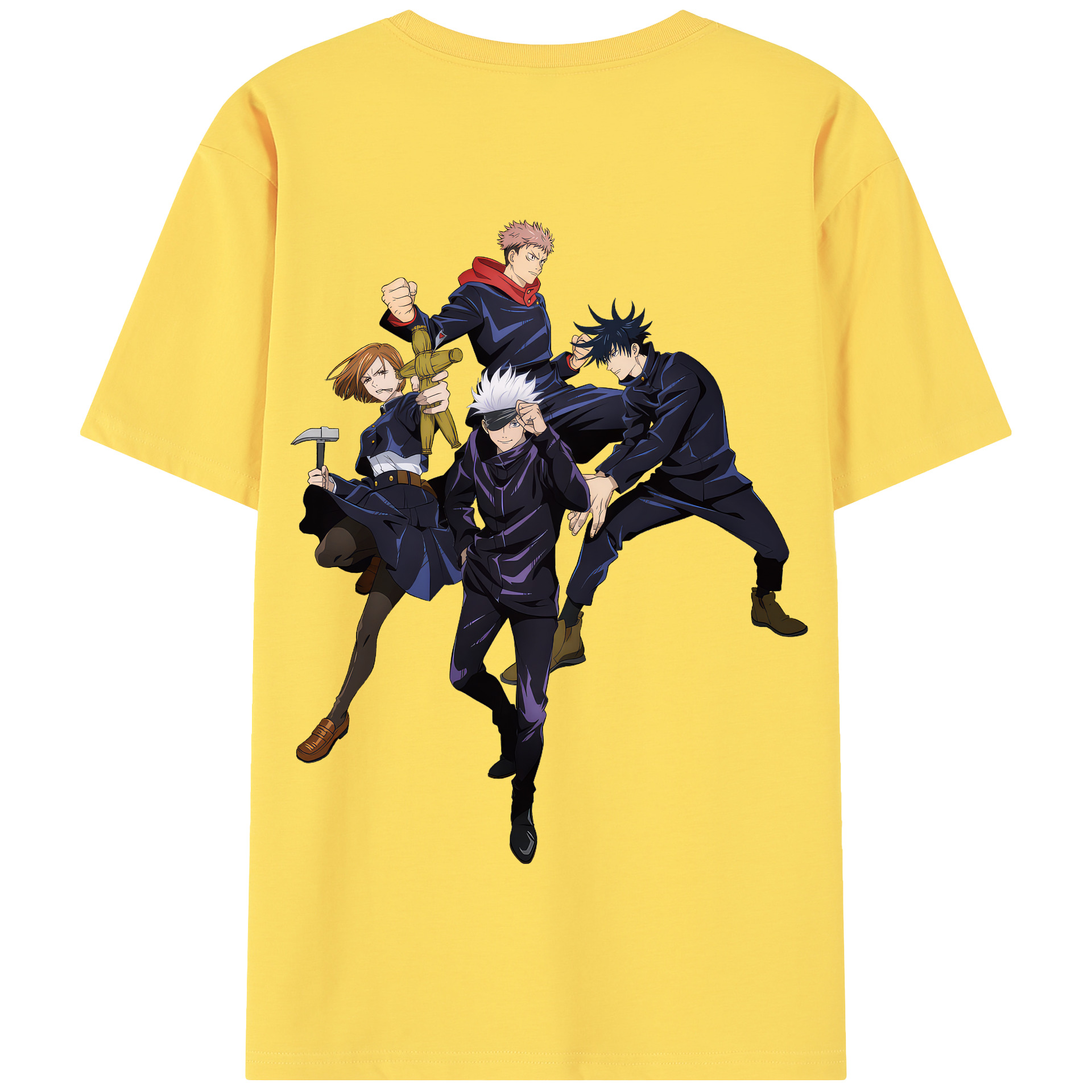 （画像用） 呪術廻戦 Jujutsu Kaisen 綿100％半袖Tシャツ（背面プリント）