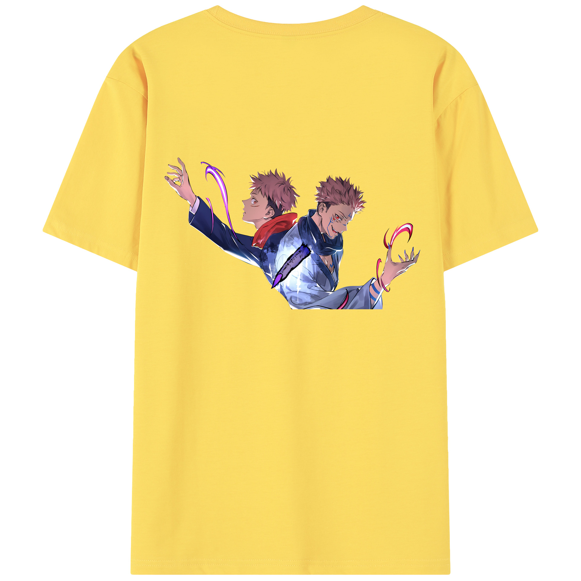 （画像用） 呪術廻戦 Jujutsu Kaisen 綿100％半袖Tシャツ（背面プリント）