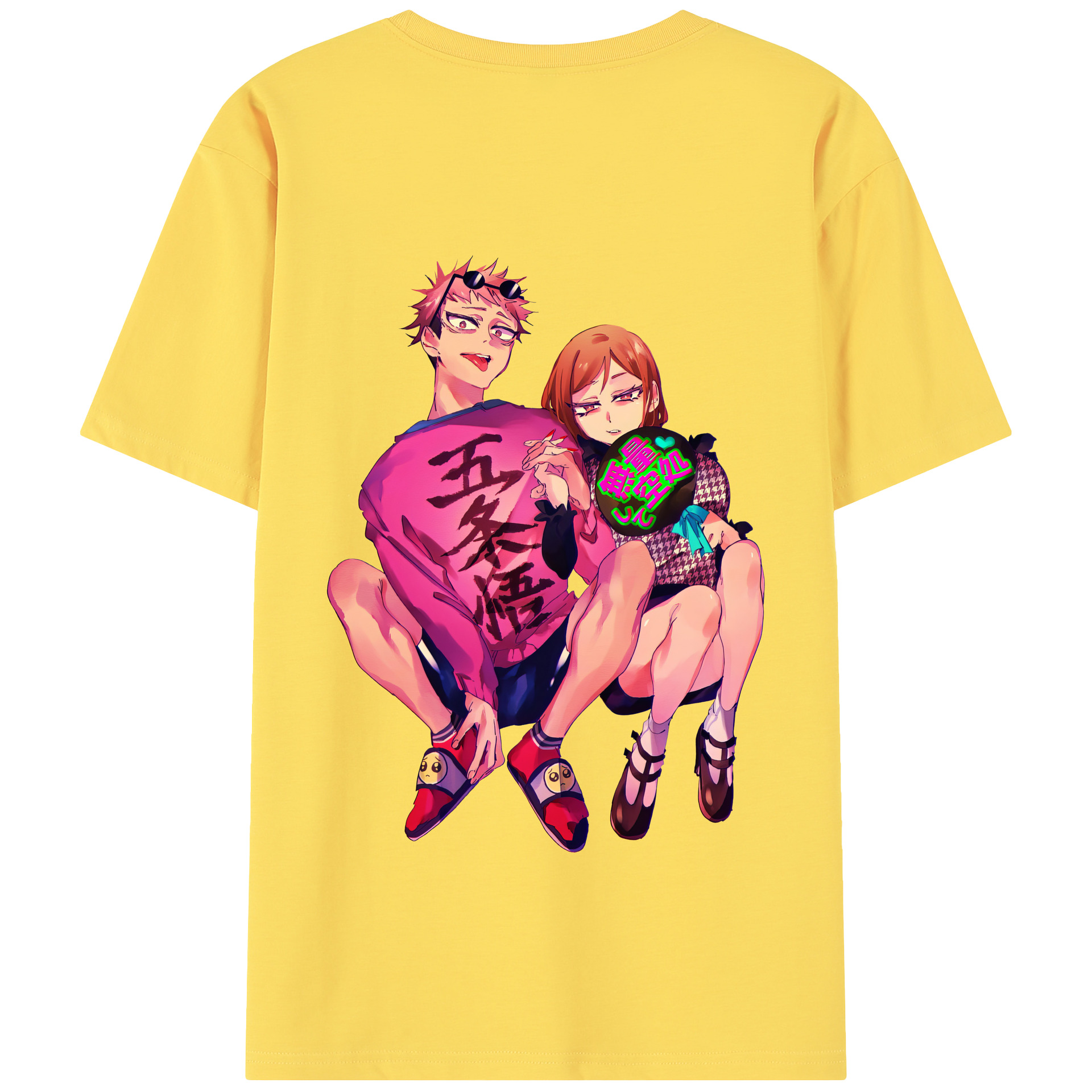 （画像用） 呪術廻戦 Jujutsu Kaisen 綿100％半袖Tシャツ（背面プリント）