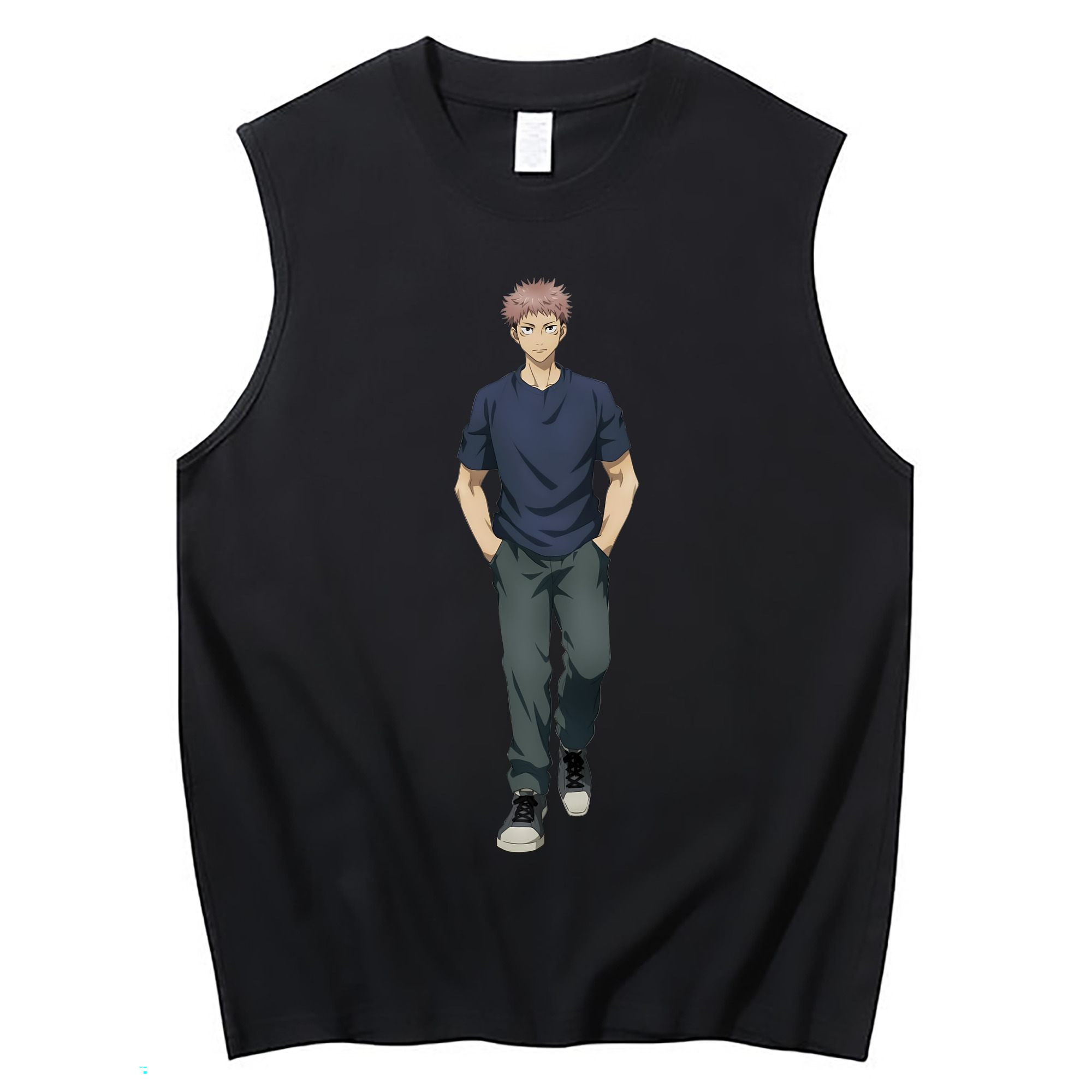 （画像用） 呪術廻戦 Jujutsu Kaisen コットン100％タンクトップ（フロントプリント）