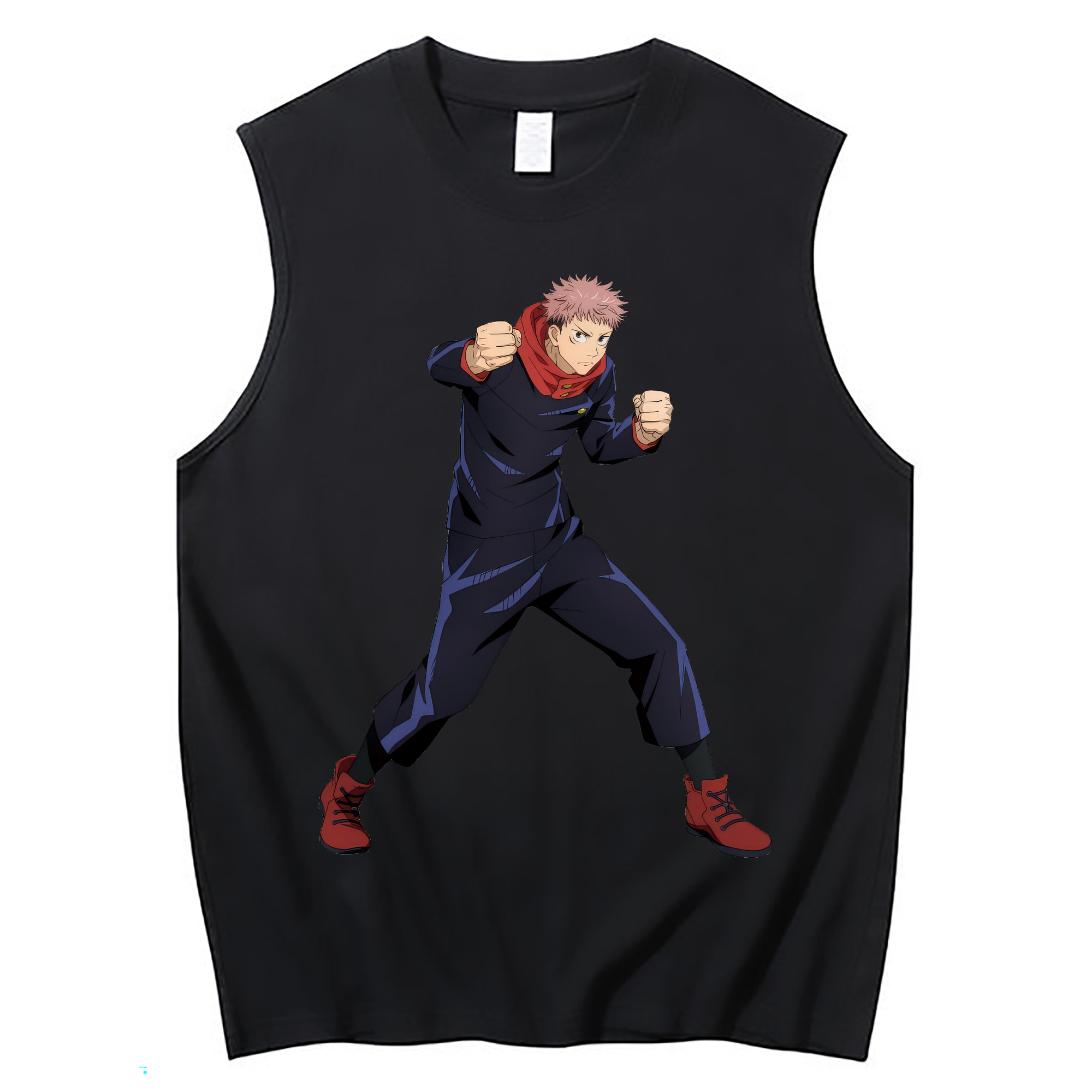 （画像用） 呪術廻戦 Jujutsu Kaisen コットン100％タンクトップ（フロントプリント）