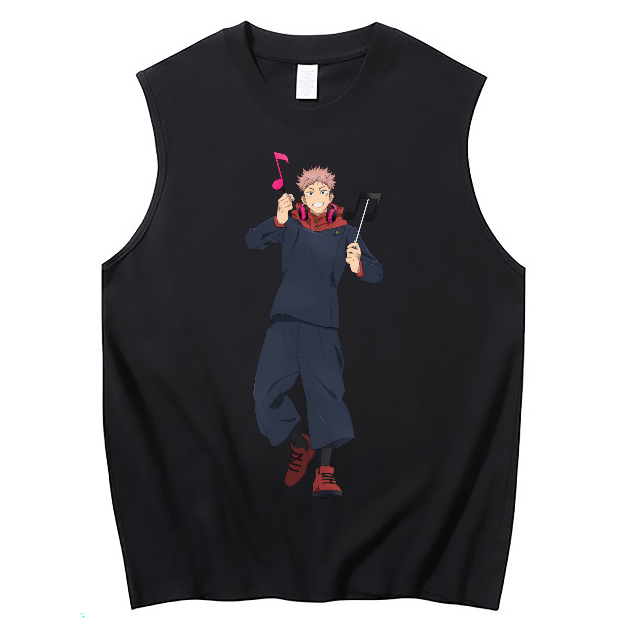 （画像用） 呪術廻戦 Jujutsu Kaisen コットン100％タンクトップ（フロントプリント）