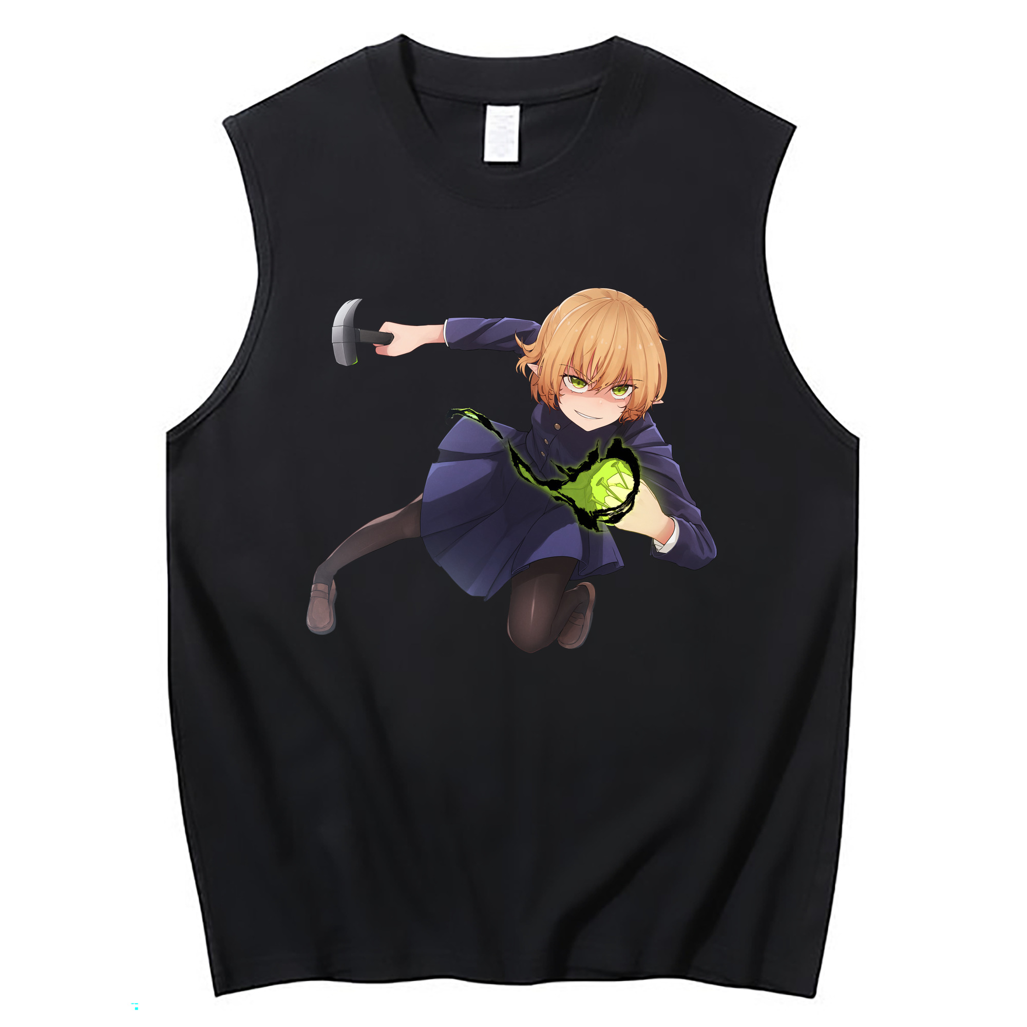 （画像用） 呪術廻戦 Jujutsu Kaisen コットン100％タンクトップ（フロントプリント）