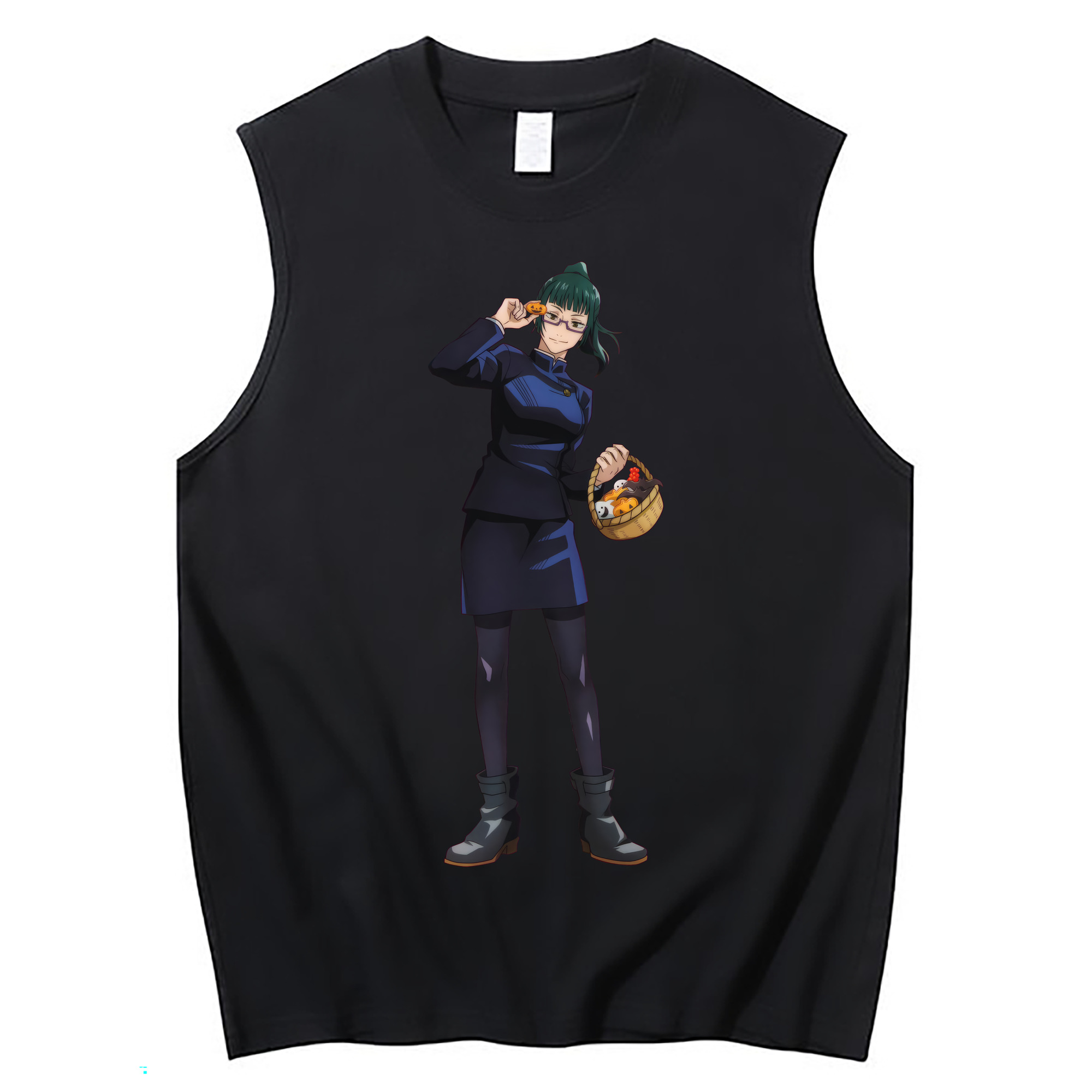 （画像用） 呪術廻戦 Jujutsu Kaisen コットン100％タンクトップ（フロントプリント）
