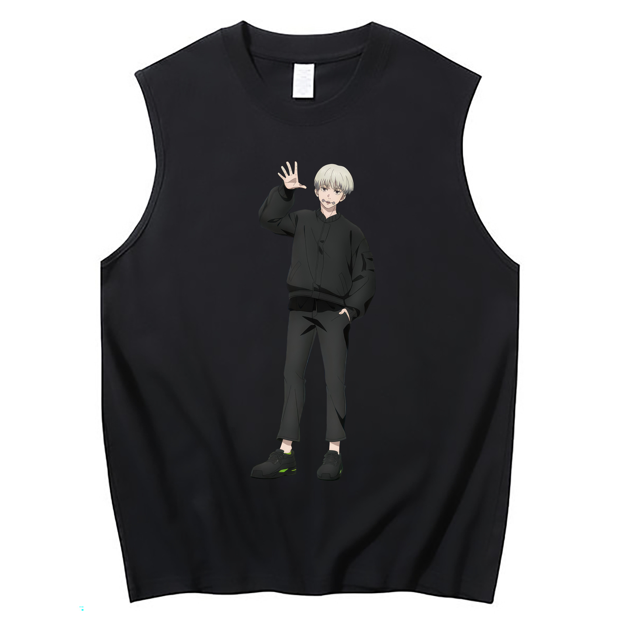 （画像用） 呪術廻戦 Jujutsu Kaisen コットン100％タンクトップ（フロントプリント）