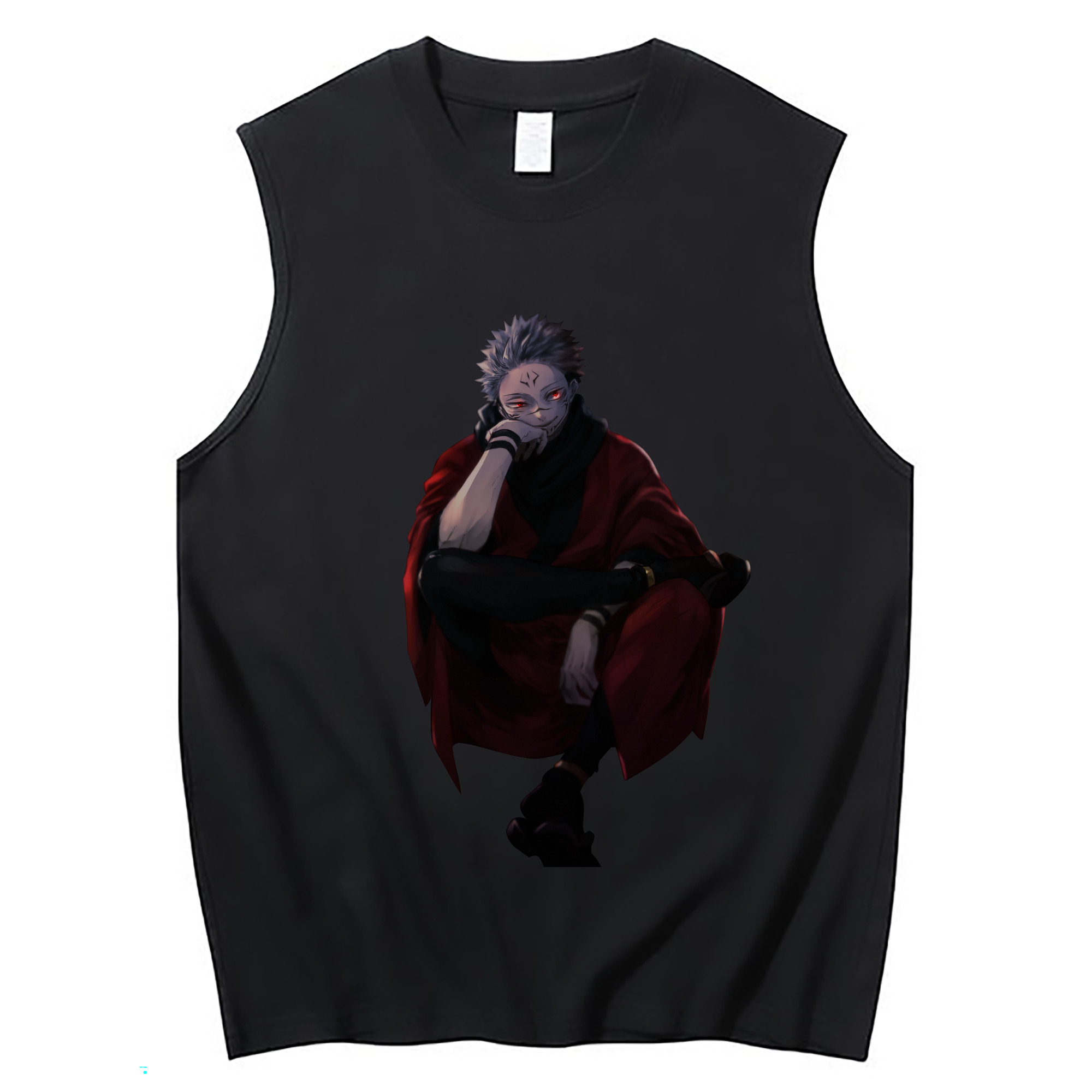 （画像用） 呪術廻戦 Jujutsu Kaisen コットン100％タンクトップ（フロントプリント）