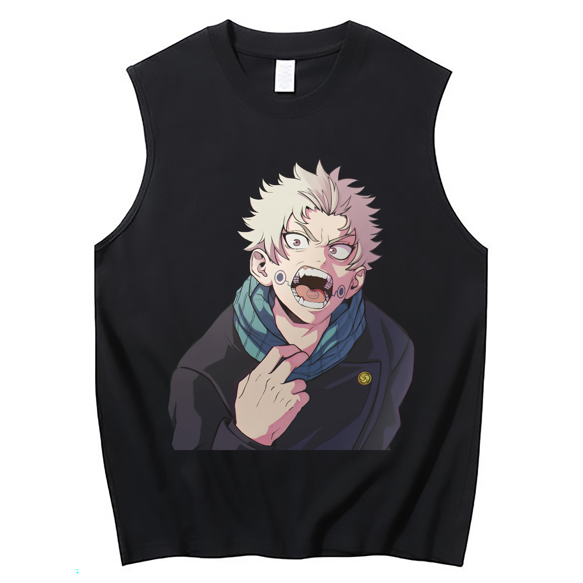 （画像用） 呪術廻戦 Jujutsu Kaisen コットン100％タンクトップ（フロントプリント）