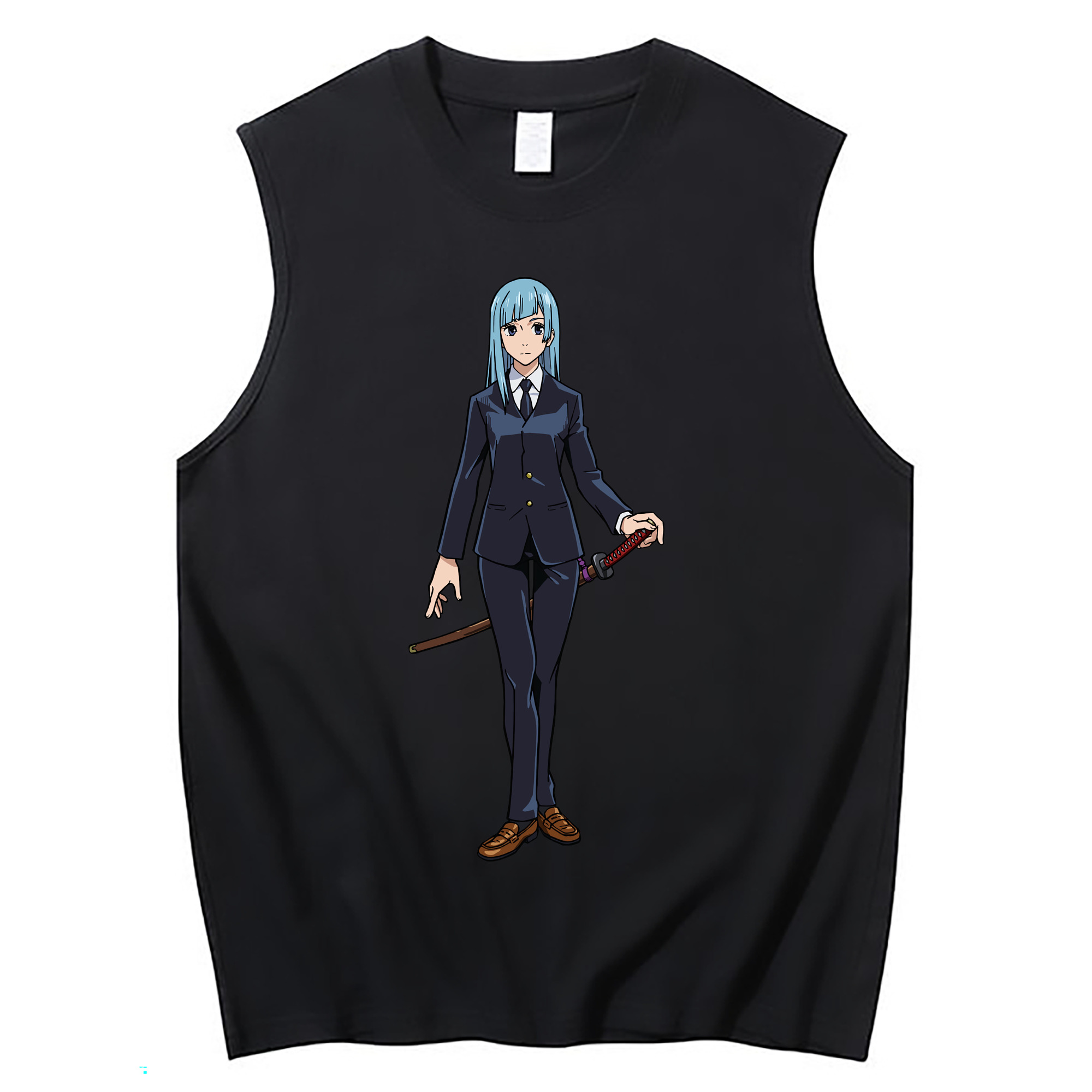 （画像用） 呪術廻戦 Jujutsu Kaisen コットン100％タンクトップ（フロントプリント）