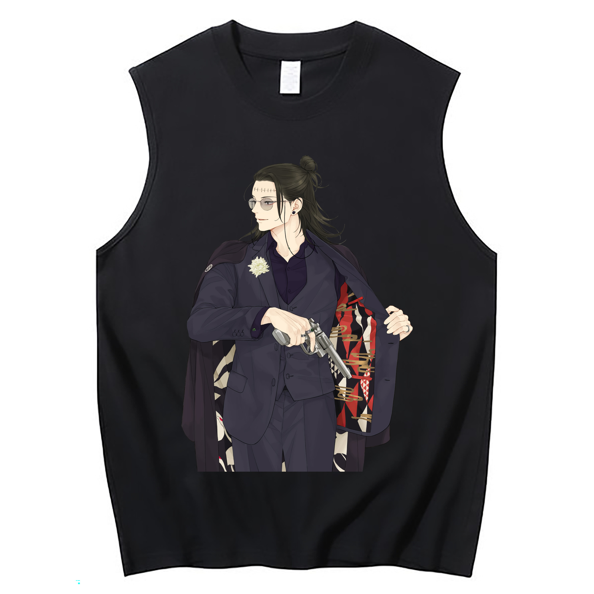 （画像用） 呪術廻戦 Jujutsu Kaisen コットン100％タンクトップ（フロントプリント）