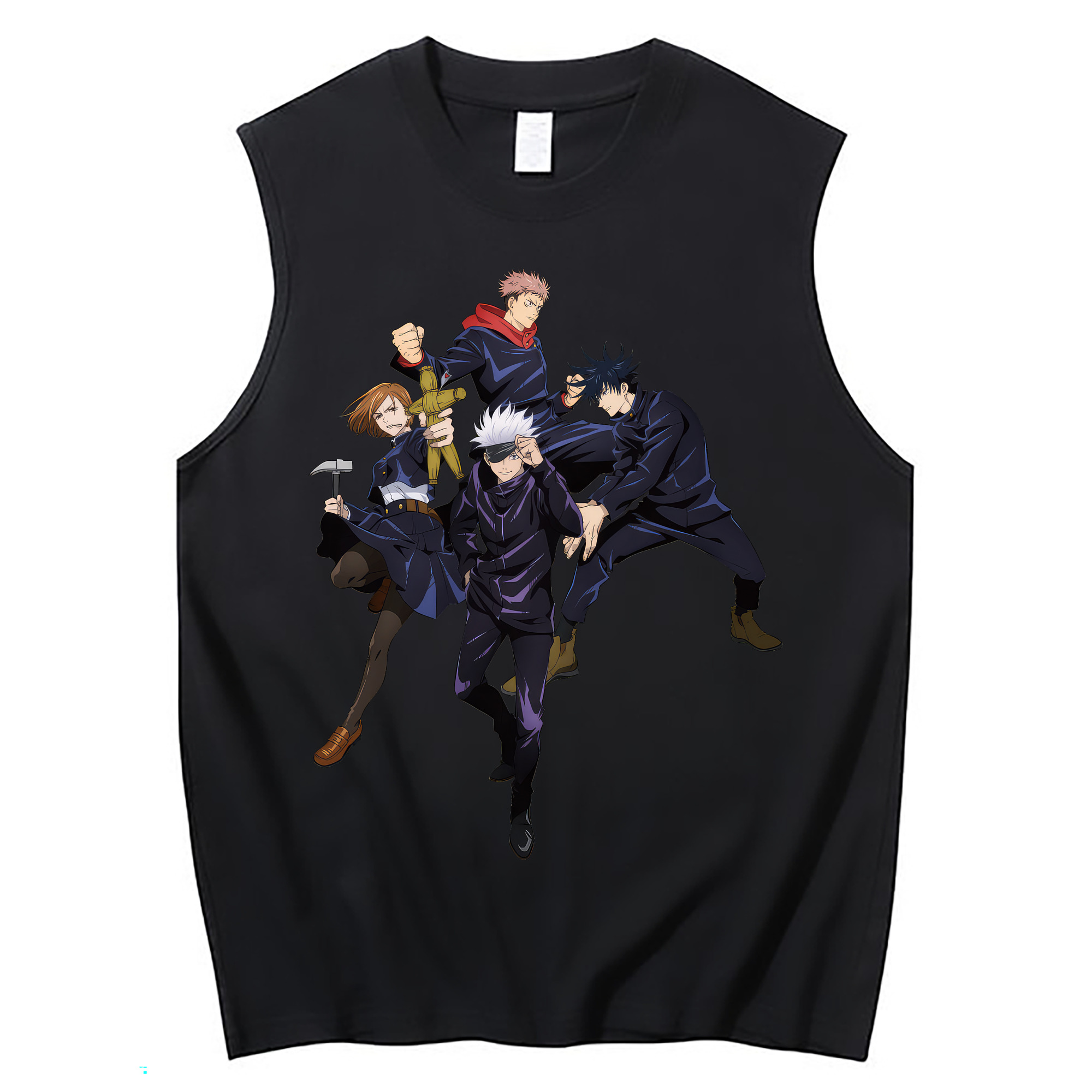 （画像用） 呪術廻戦 Jujutsu Kaisen コットン100％タンクトップ（フロントプリント）