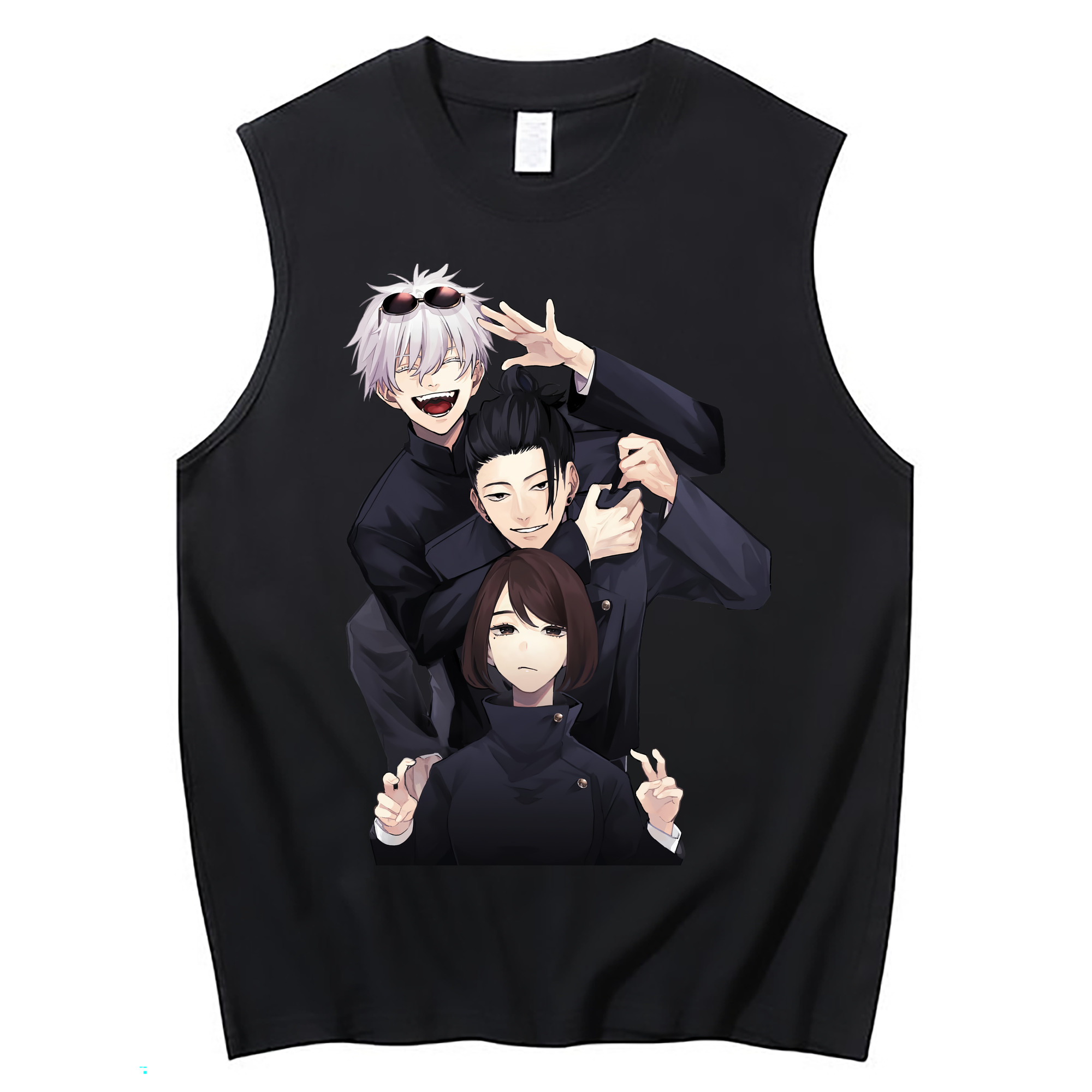 （画像用） 呪術廻戦 Jujutsu Kaisen コットン100％タンクトップ（フロントプリント）
