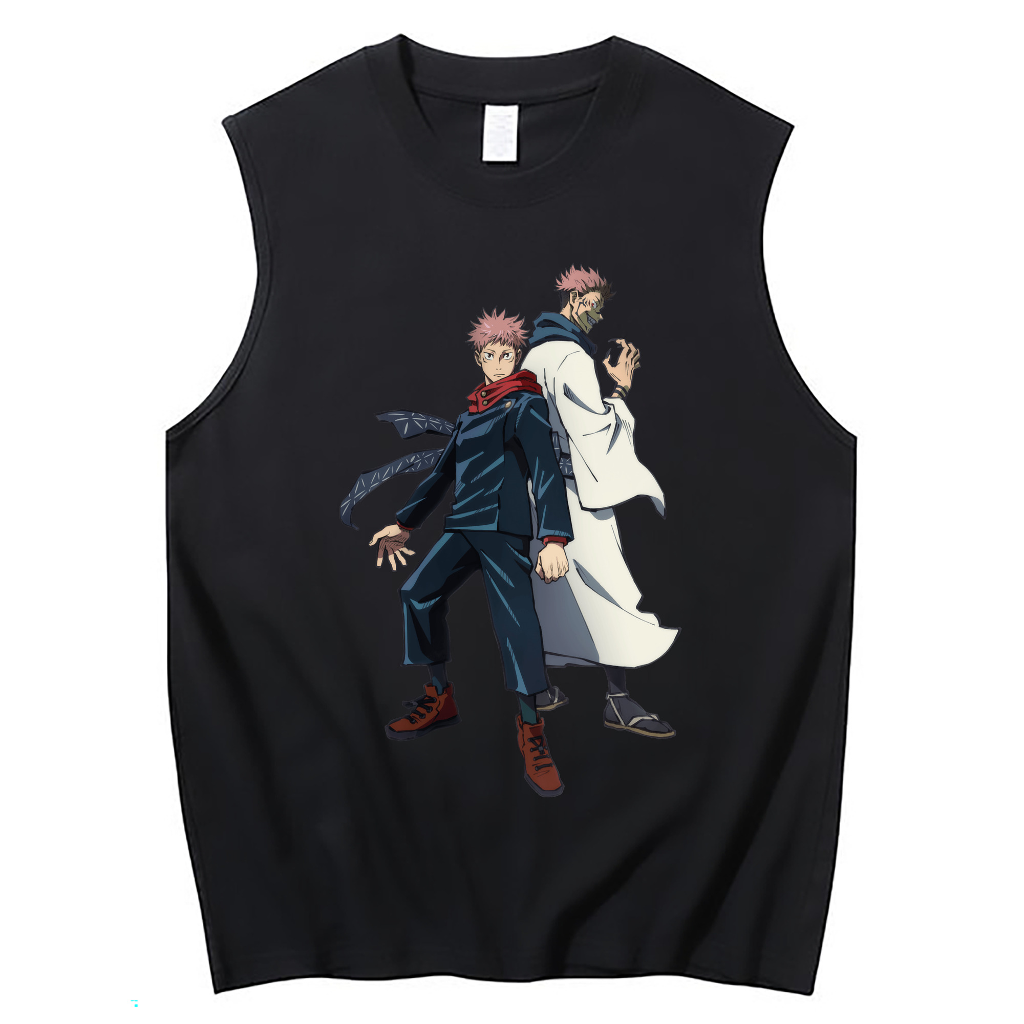 （画像用） 呪術廻戦 Jujutsu Kaisen コットン100％タンクトップ（フロントプリント）