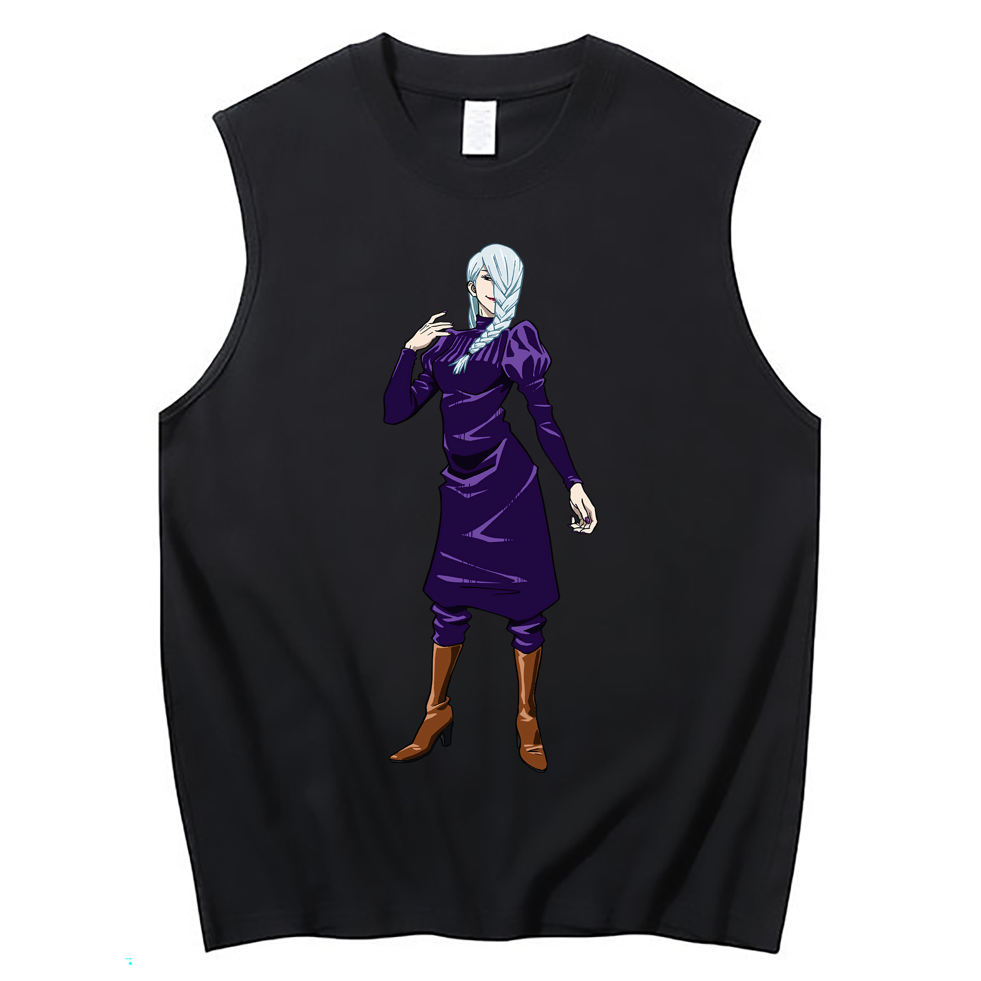（画像用） 呪術廻戦 Jujutsu Kaisen コットン100％タンクトップ（フロントプリント）