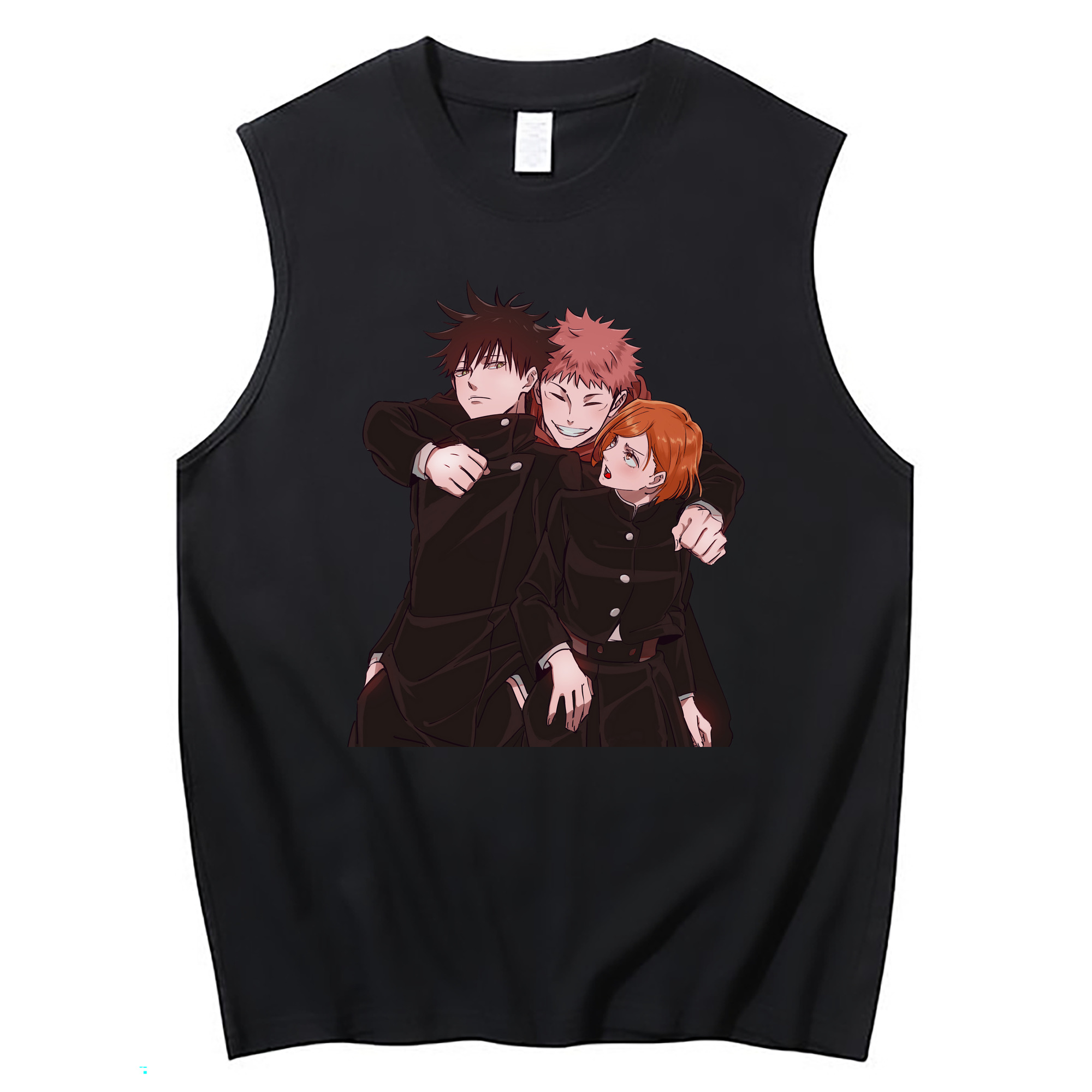 （画像用） 呪術廻戦 Jujutsu Kaisen コットン100％タンクトップ（フロントプリント）