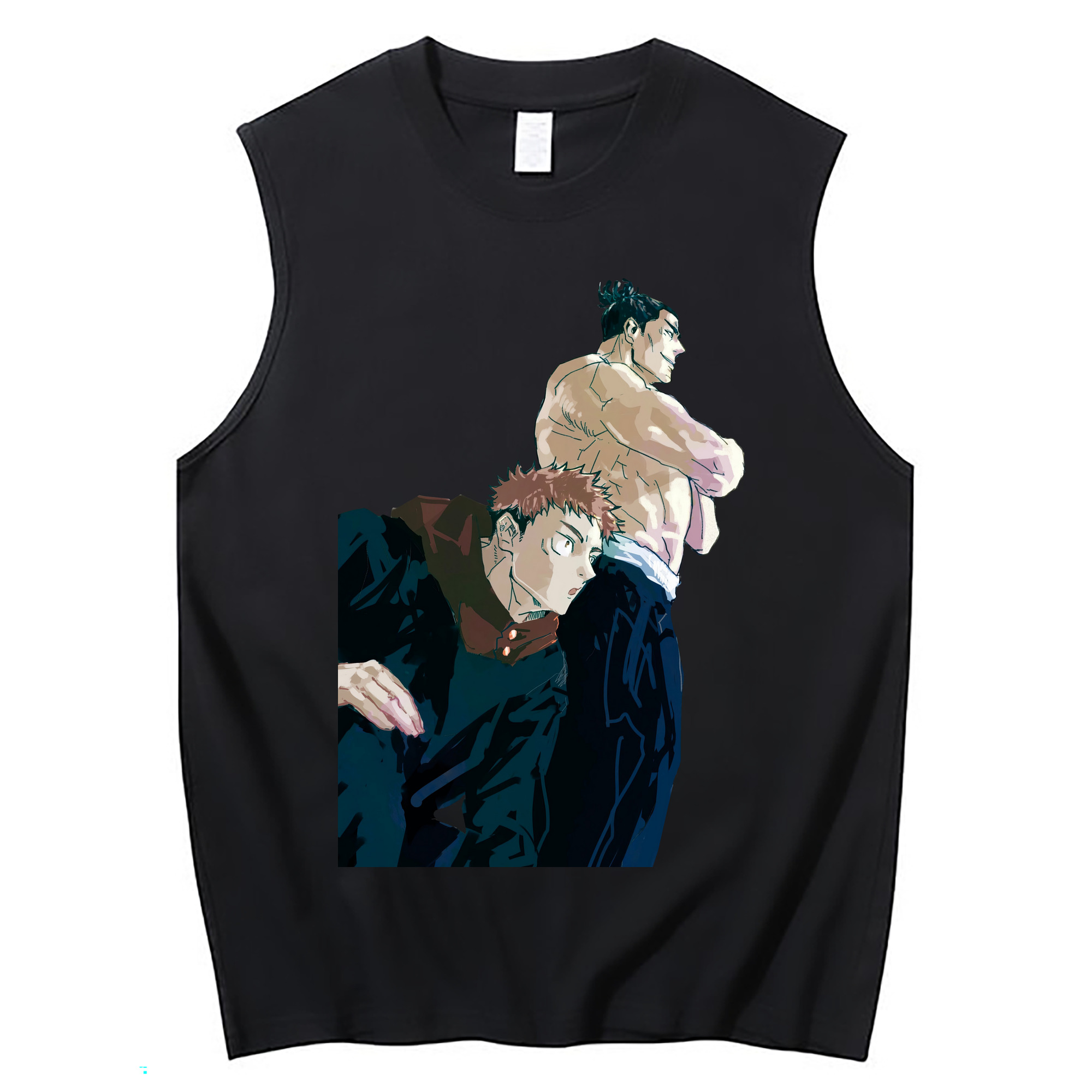 （画像用） 呪術廻戦 Jujutsu Kaisen コットン100％タンクトップ（フロントプリント）