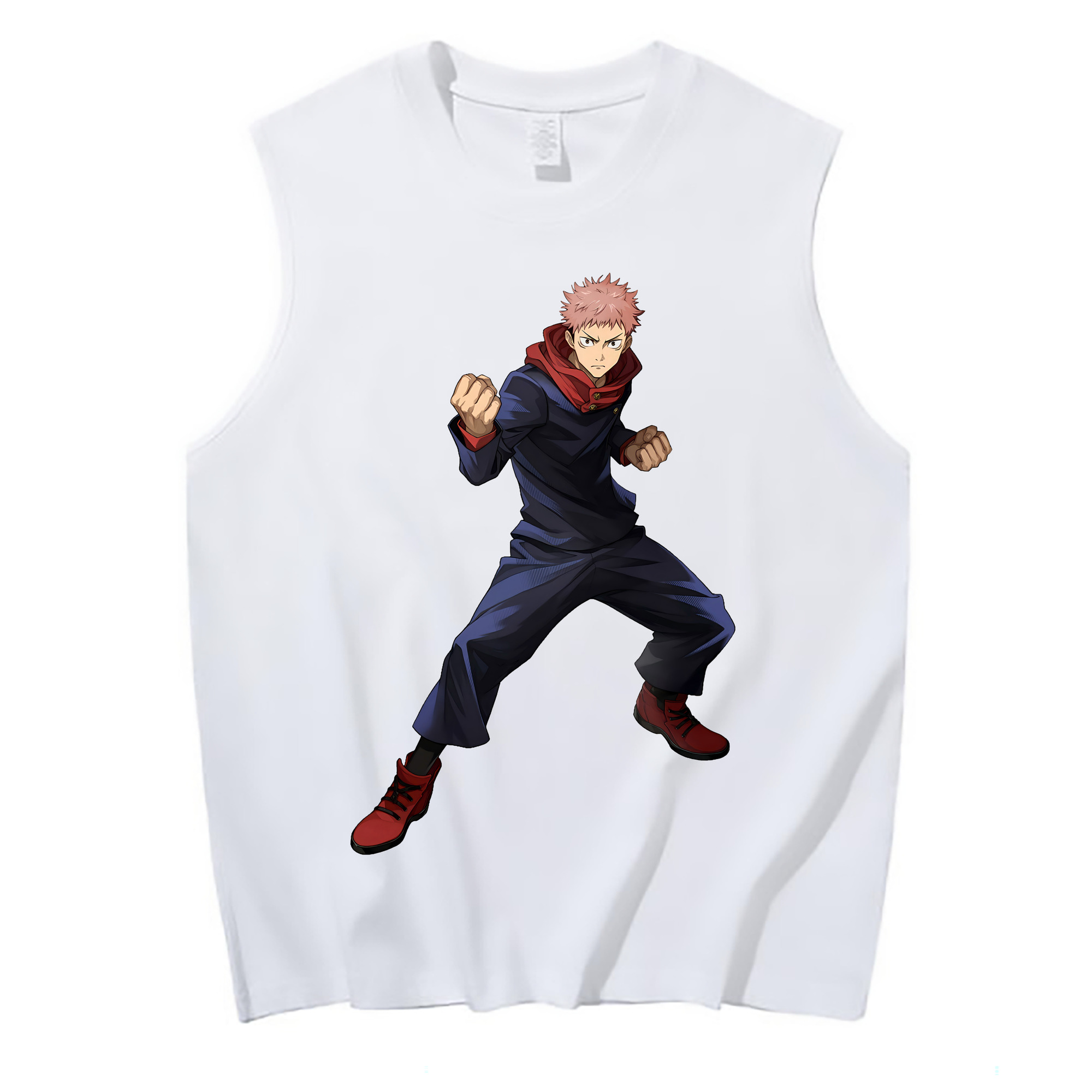（画像用） 呪術廻戦 Jujutsu Kaisen コットン100％タンクトップ（フロントプリント）