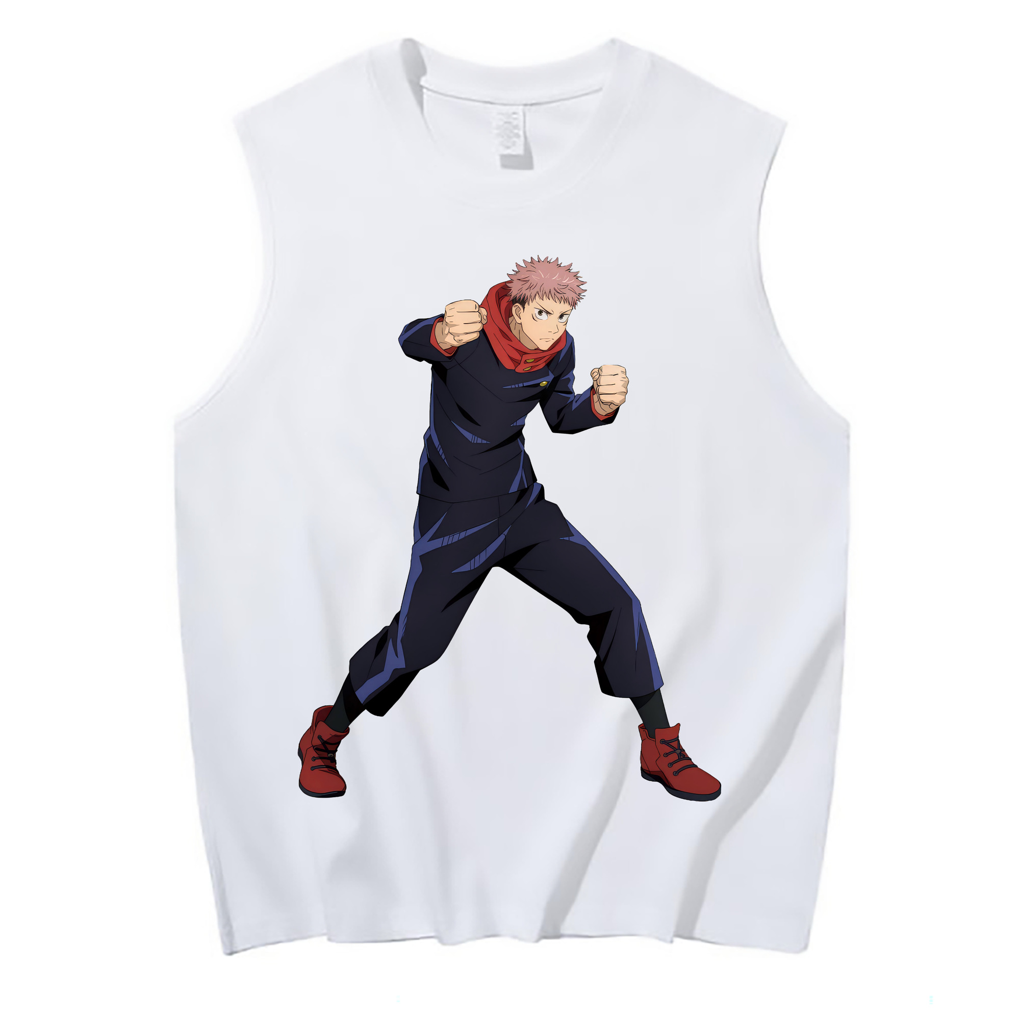 （画像用） 呪術廻戦 Jujutsu Kaisen コットン100％タンクトップ（フロントプリント）