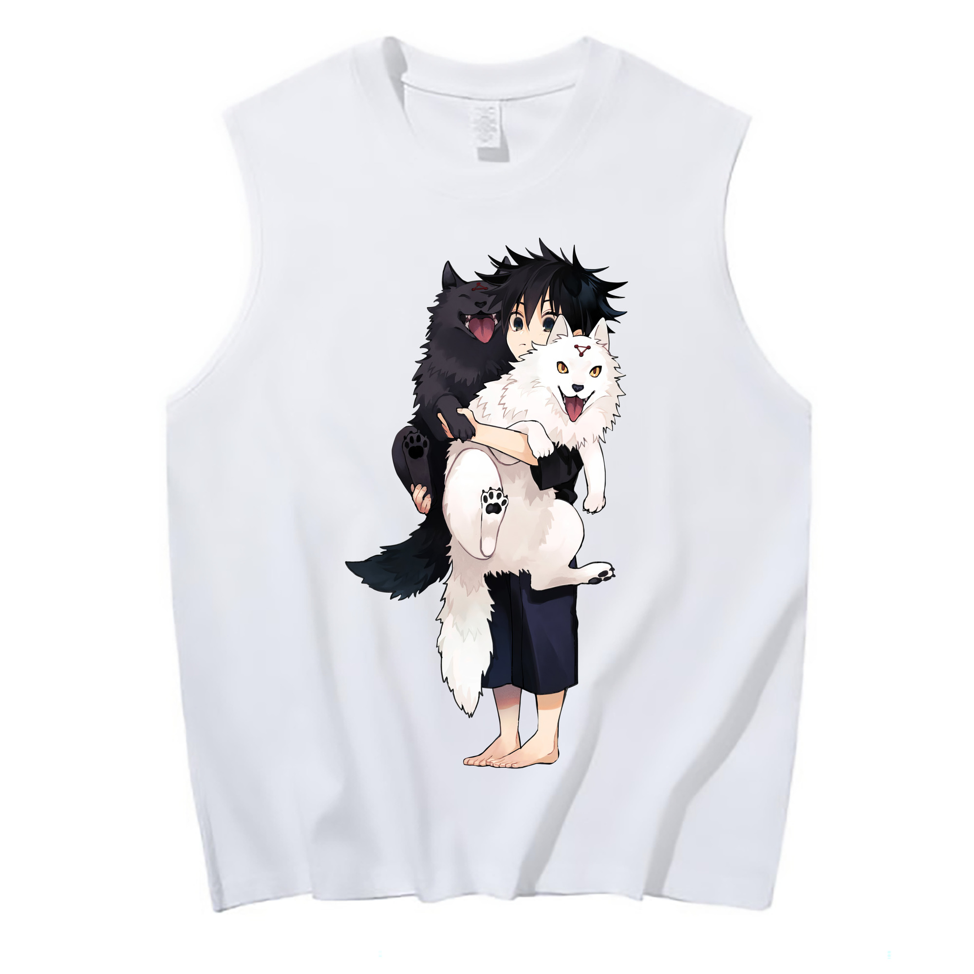（画像用） 呪術廻戦 Jujutsu Kaisen コットン100％タンクトップ（フロントプリント）