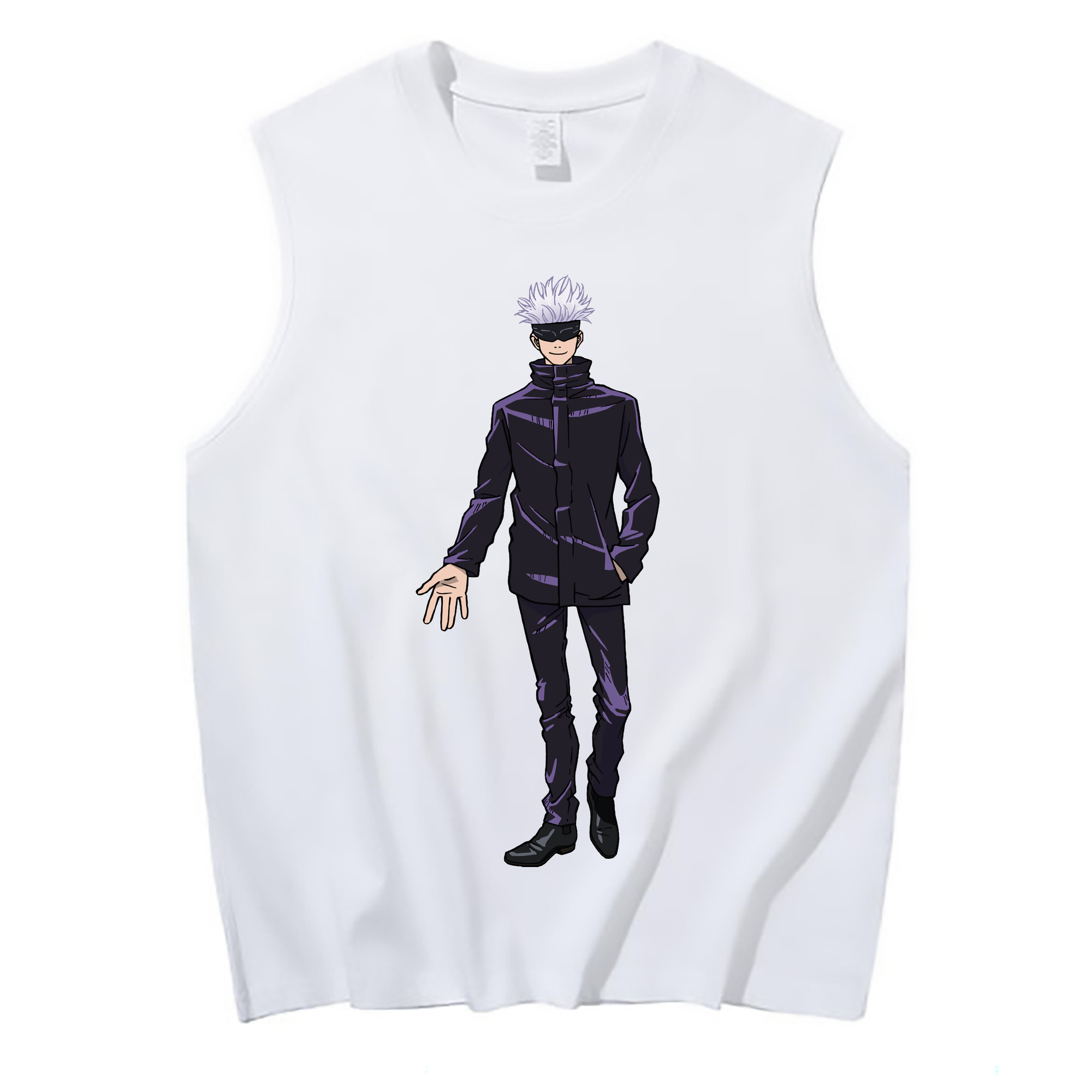 （画像用） 呪術廻戦 Jujutsu Kaisen コットン100％タンクトップ（フロントプリント）