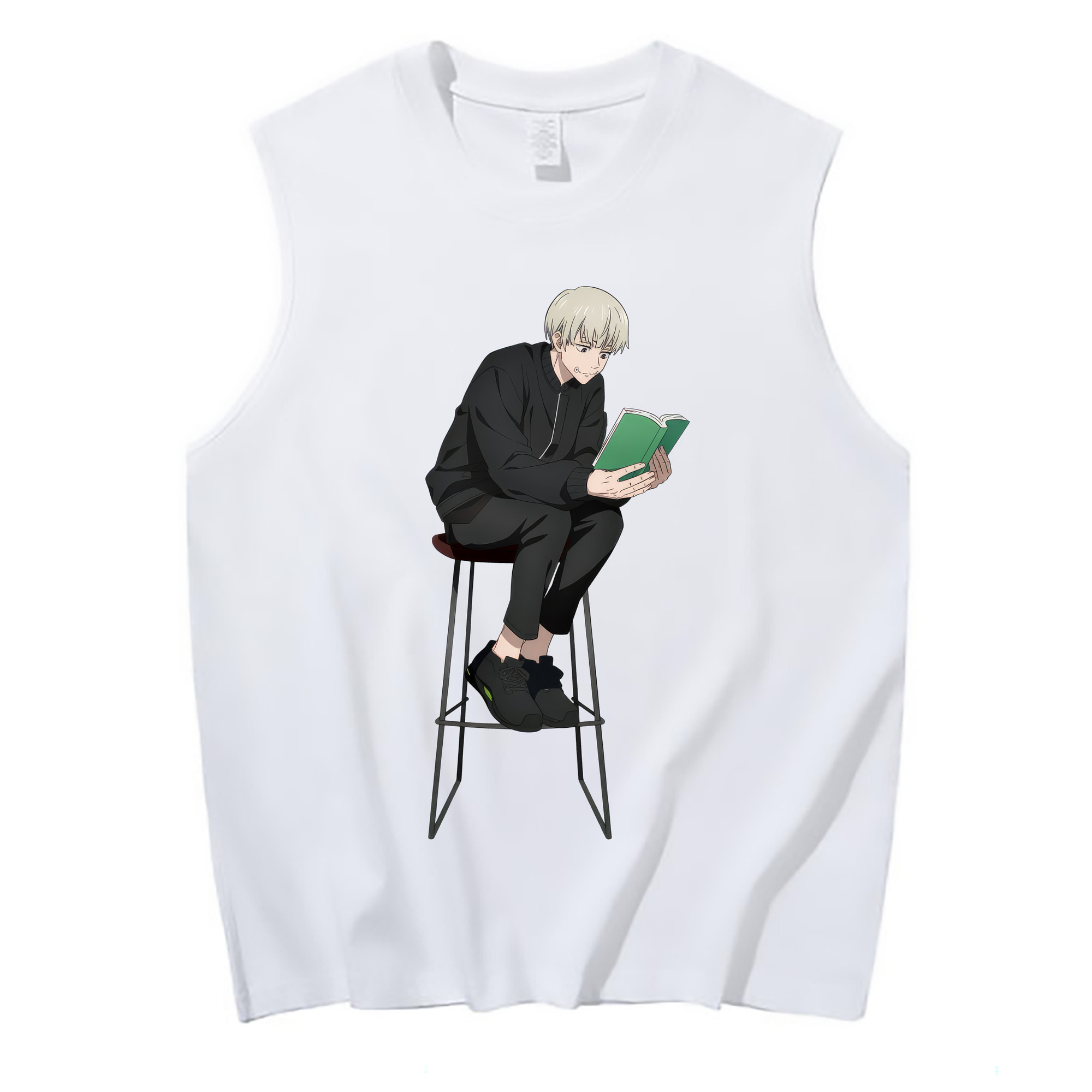 （画像用） 呪術廻戦 Jujutsu Kaisen コットン100％タンクトップ（フロントプリント）