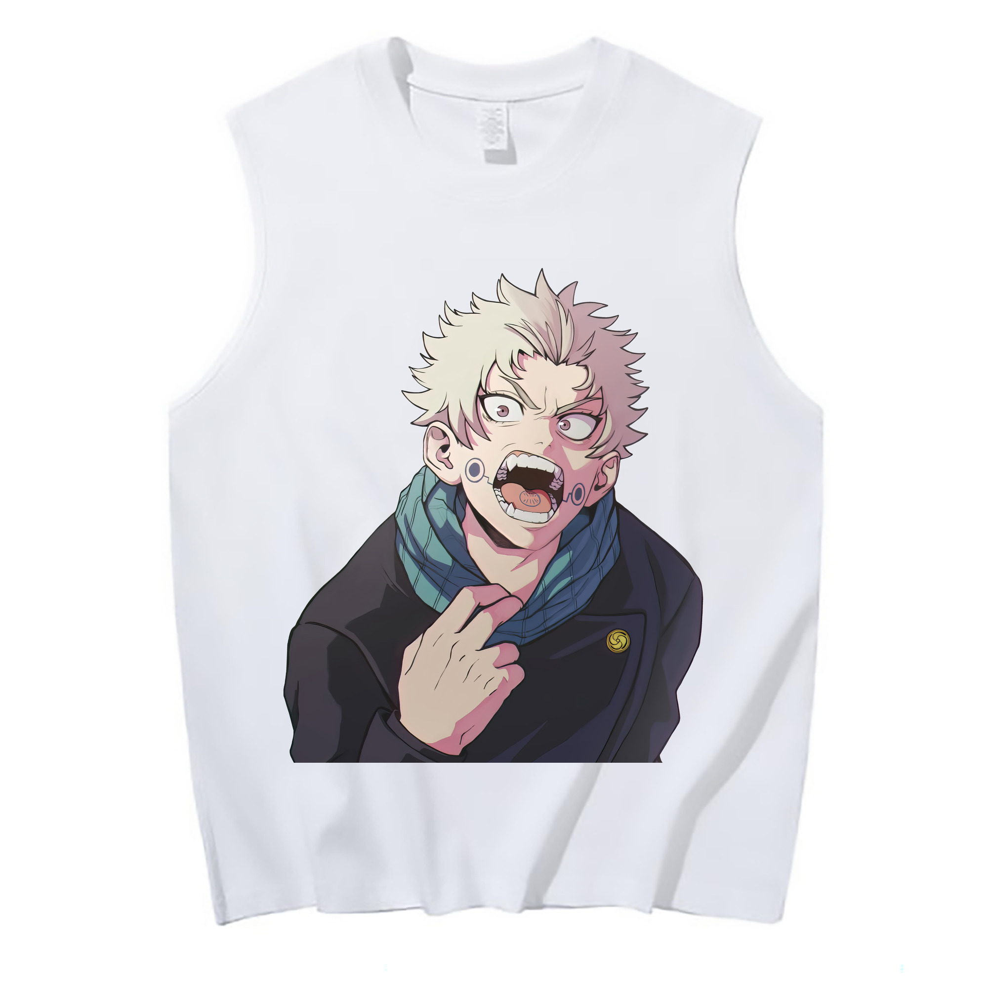 （画像用） 呪術廻戦 Jujutsu Kaisen コットン100％タンクトップ（フロントプリント）