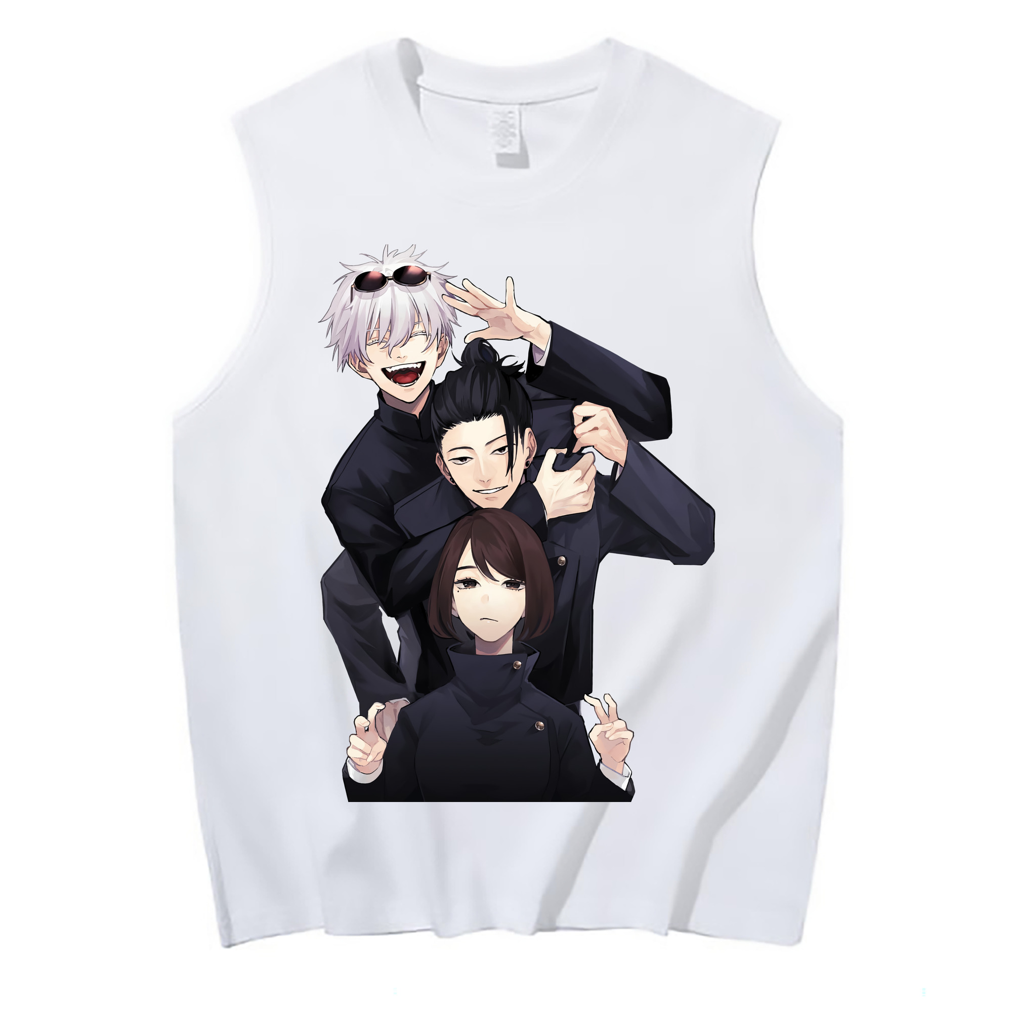 （画像用） 呪術廻戦 Jujutsu Kaisen コットン100％タンクトップ（フロントプリント）