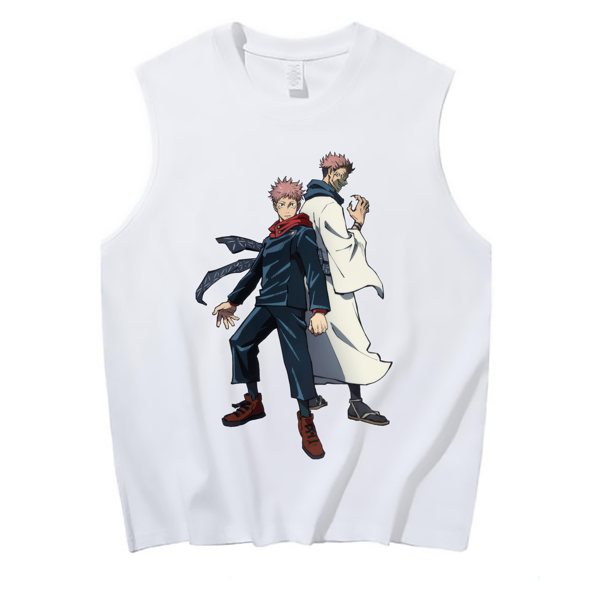 （画像用） 呪術廻戦 Jujutsu Kaisen コットン100％タンクトップ（フロントプリント）