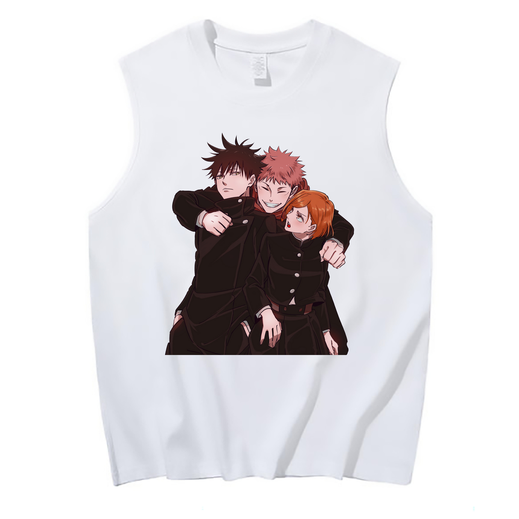 （画像用） 呪術廻戦 Jujutsu Kaisen コットン100％タンクトップ（フロントプリント）