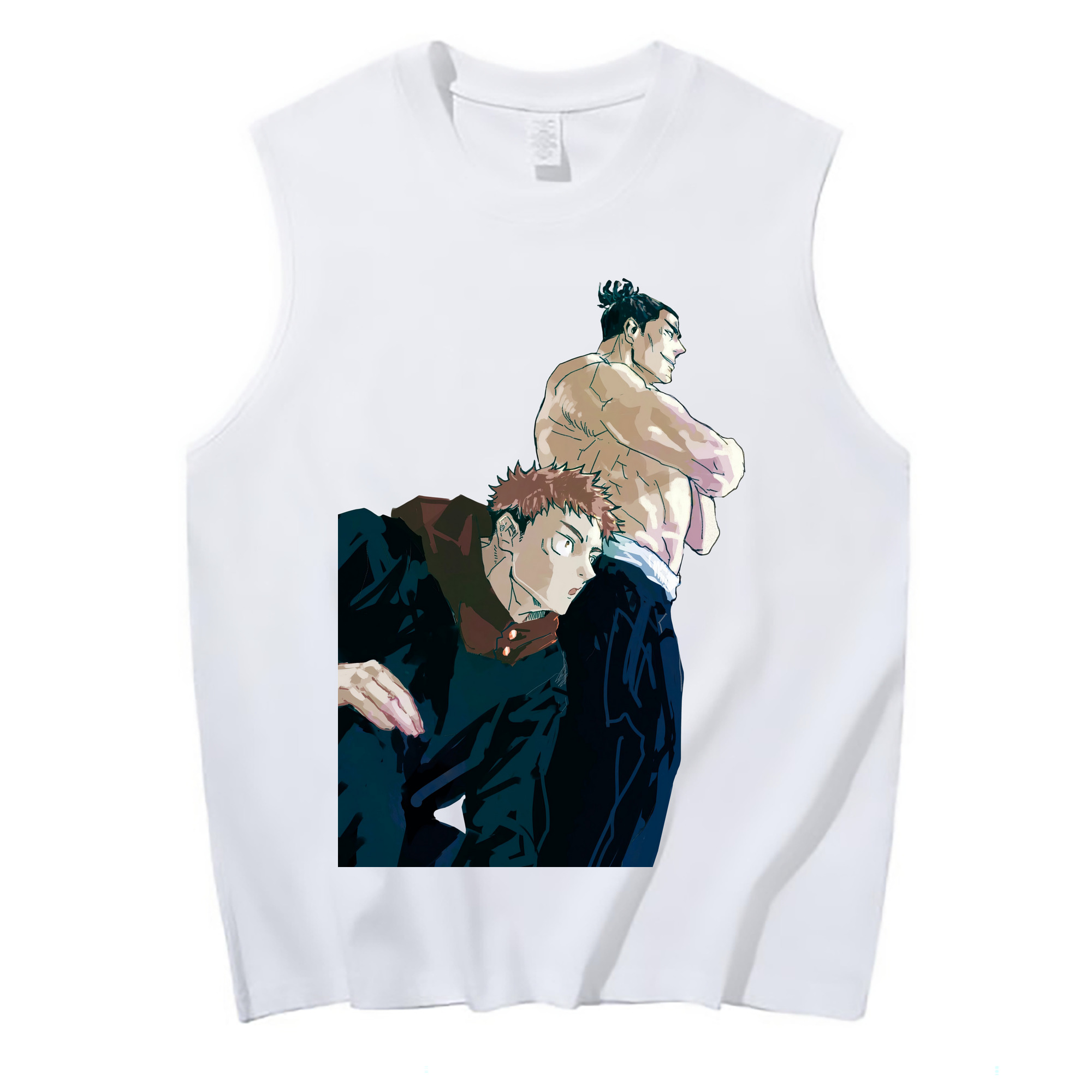 （画像用） 呪術廻戦 Jujutsu Kaisen コットン100％タンクトップ（フロントプリント）