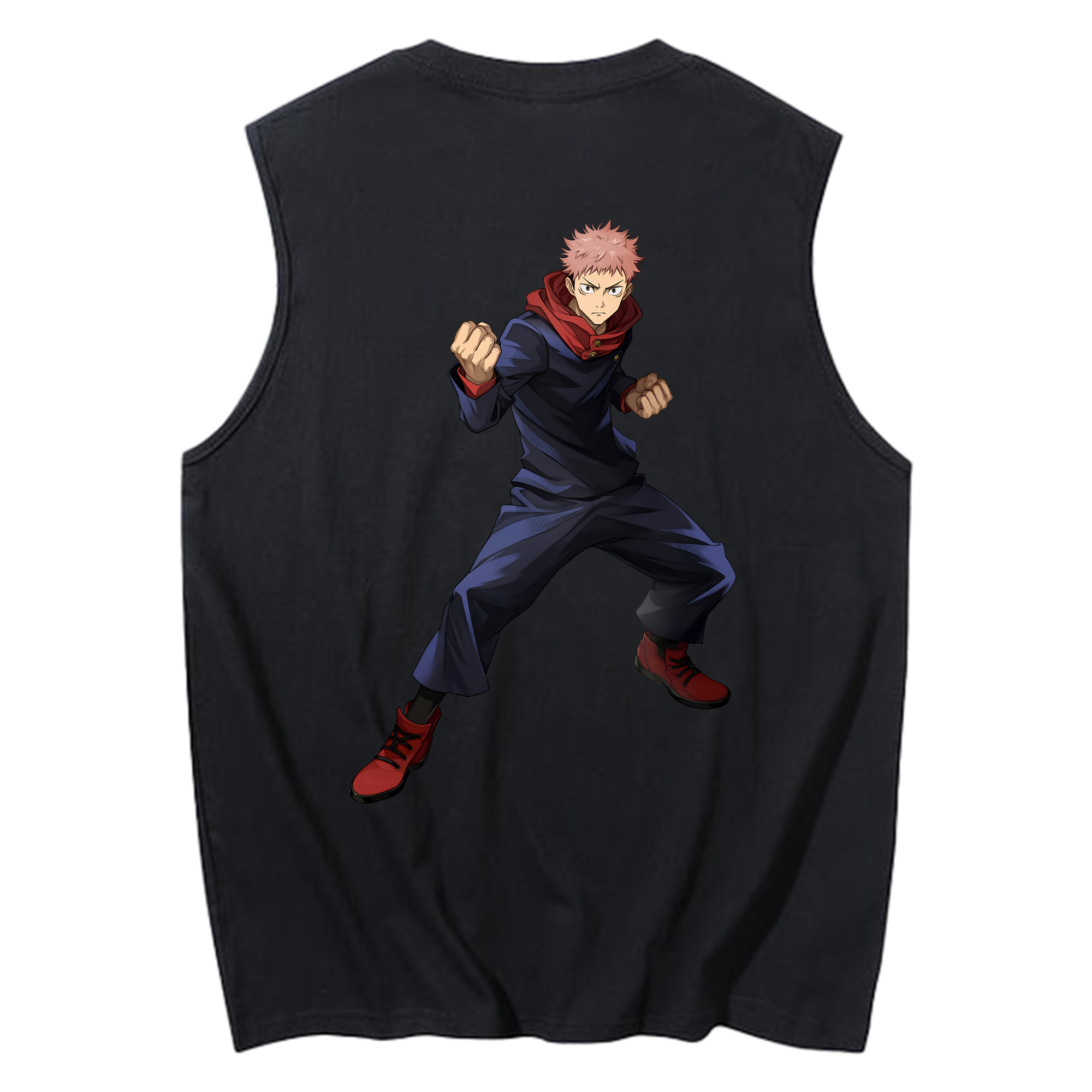 （画像用） 呪術廻戦 Jujutsu Kaisen コットン100％タンクトップ（背面プリント）