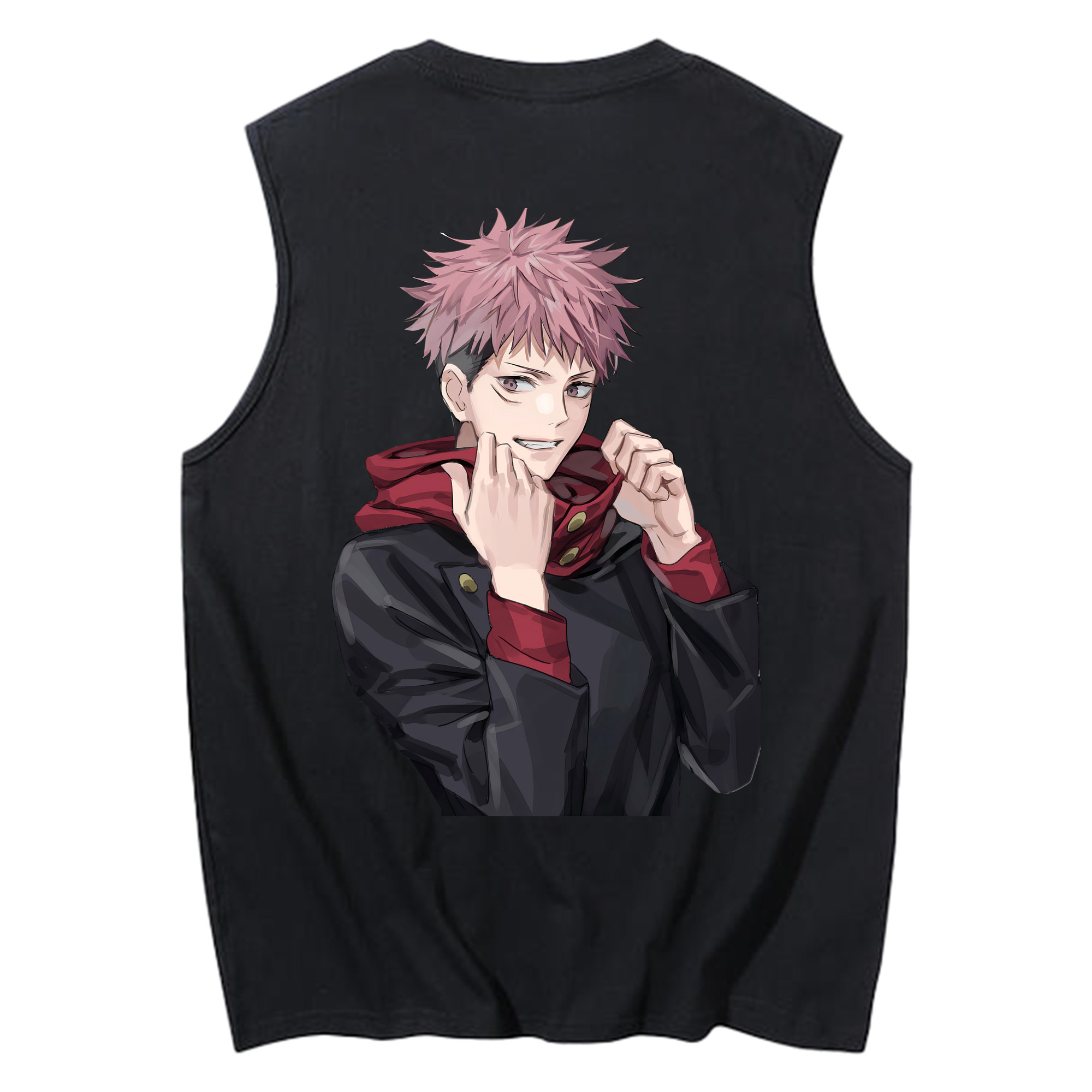 （画像用） 呪術廻戦 Jujutsu Kaisen コットン100％タンクトップ（背面プリント）
