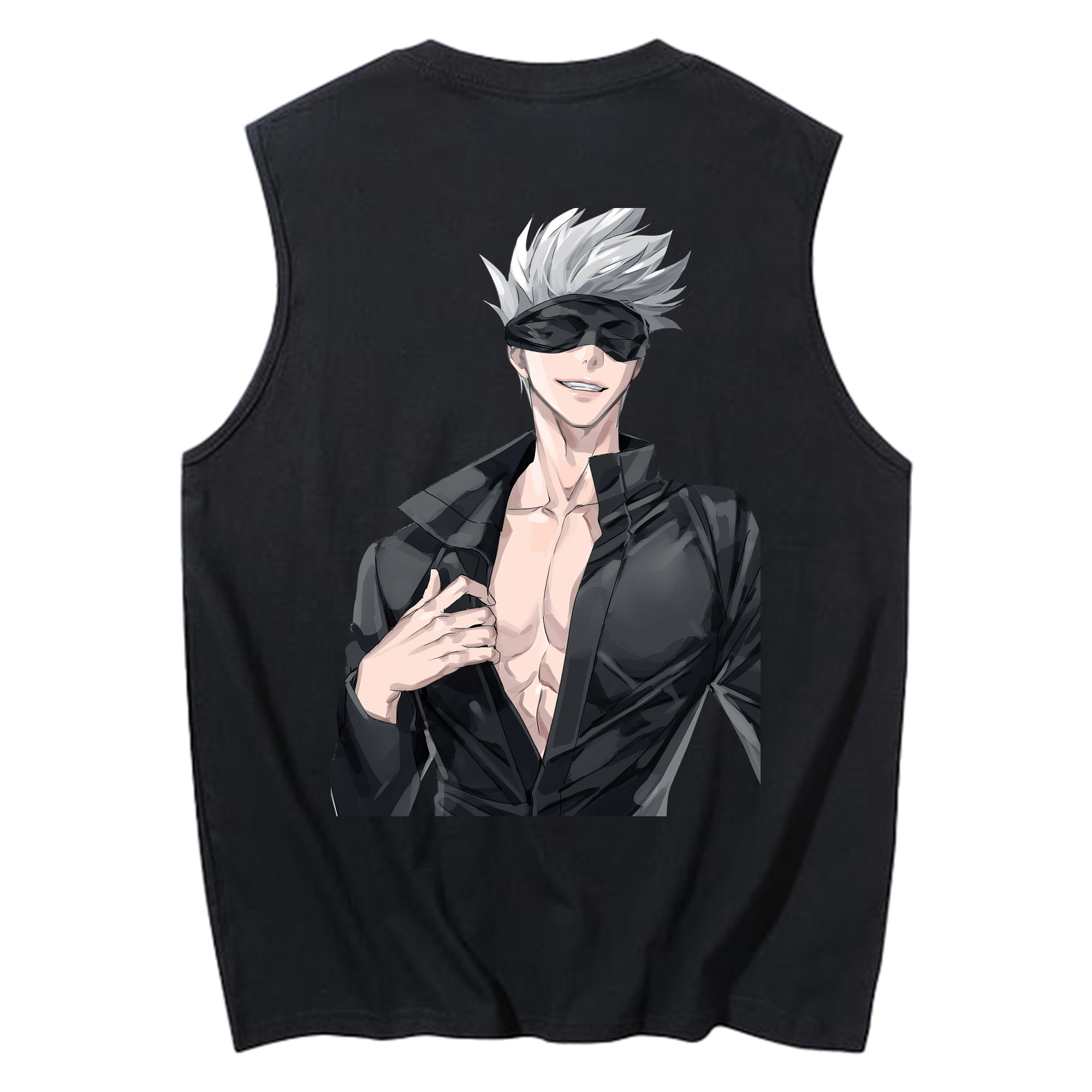 （画像用） 呪術廻戦 Jujutsu Kaisen コットン100％タンクトップ（背面プリント）