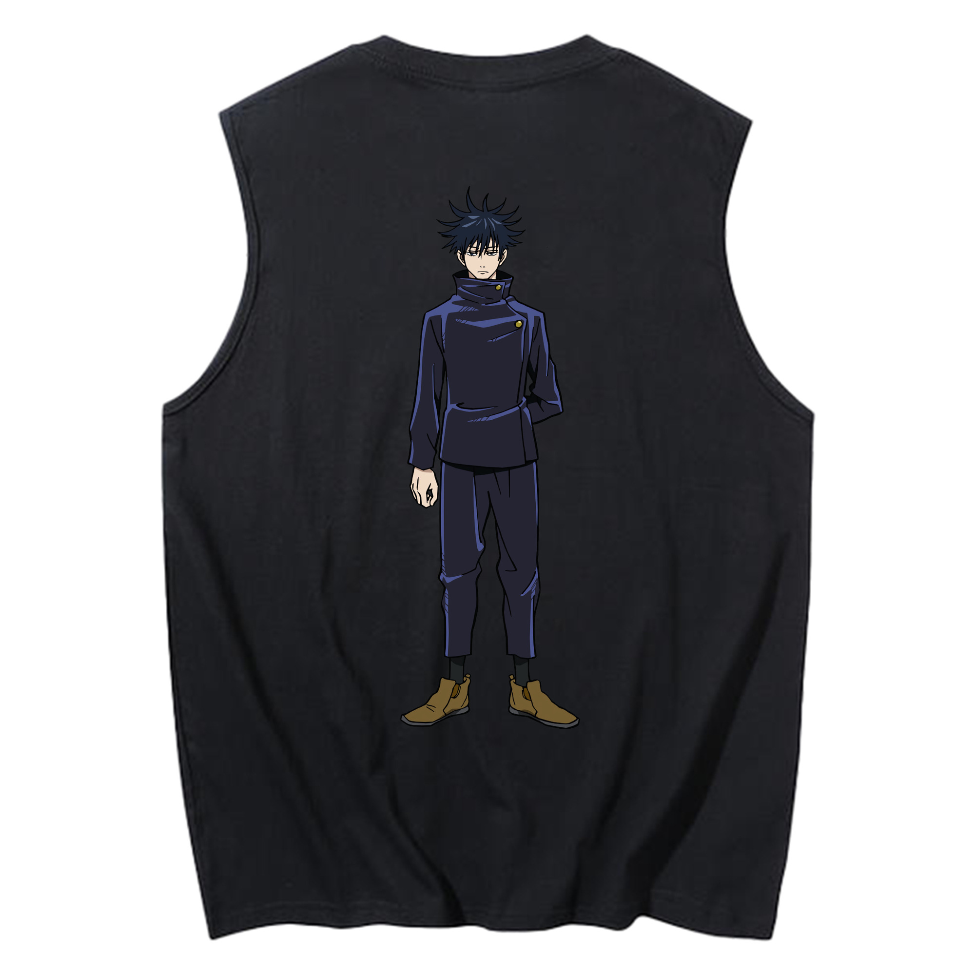 （画像用） 呪術廻戦 Jujutsu Kaisen コットン100％タンクトップ（背面プリント）